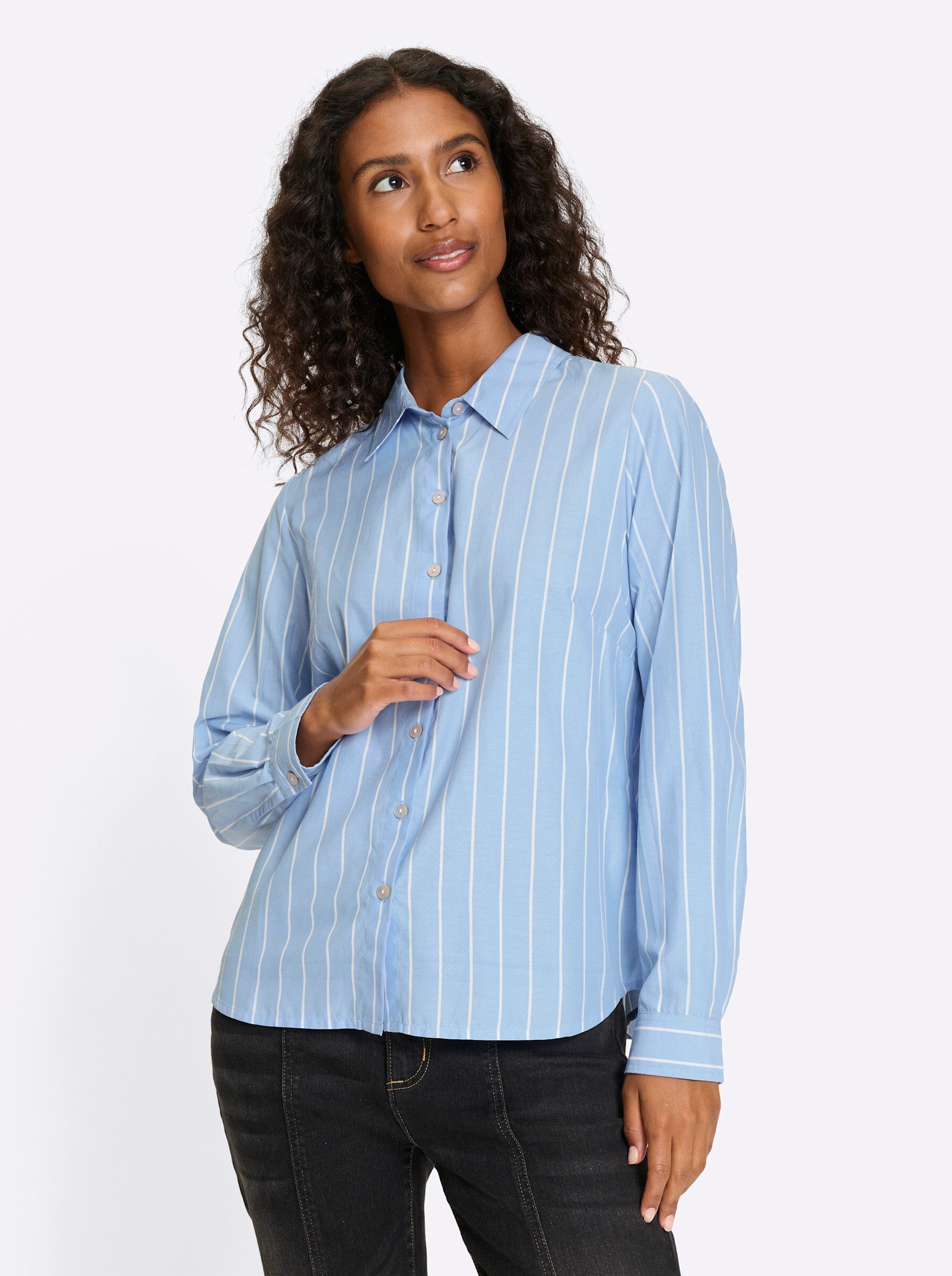 heine Klassische Bluse Hemdbluse Langarm