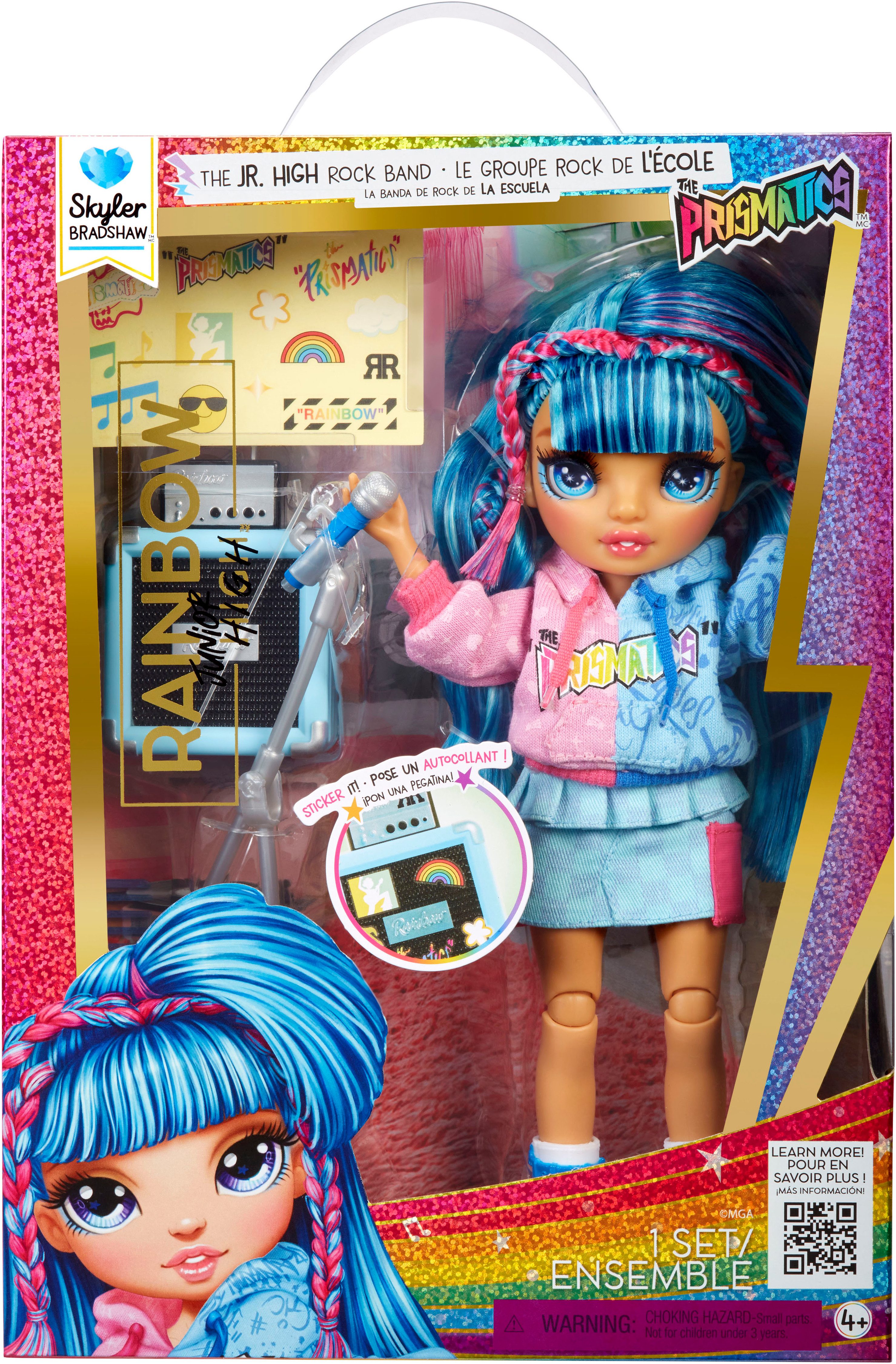 Rainbow High Anziehpuppe Jr High Rockband Fashion Dolls - Skyler