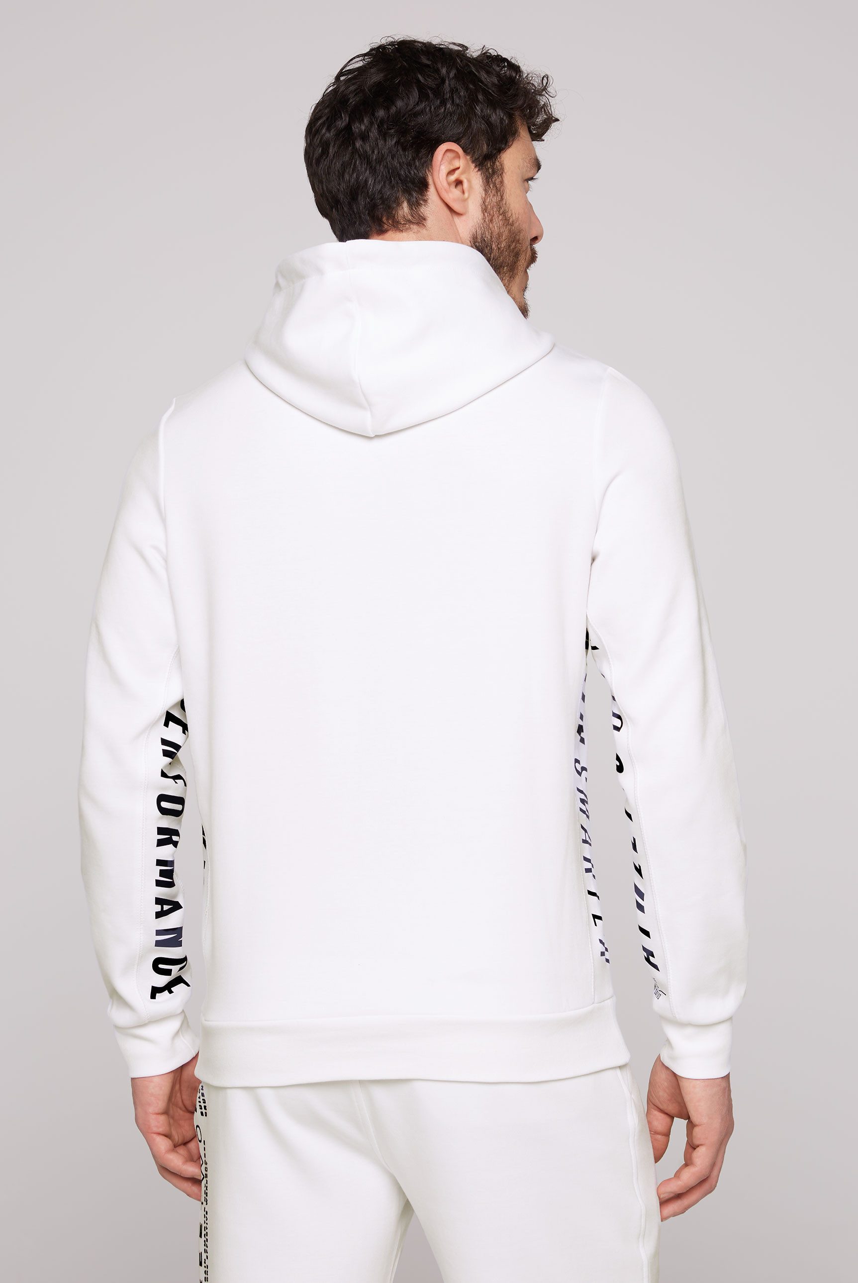 CAMP DAVID Kapuzensweatshirt mit kontrastreichen Prints günstig online kaufen