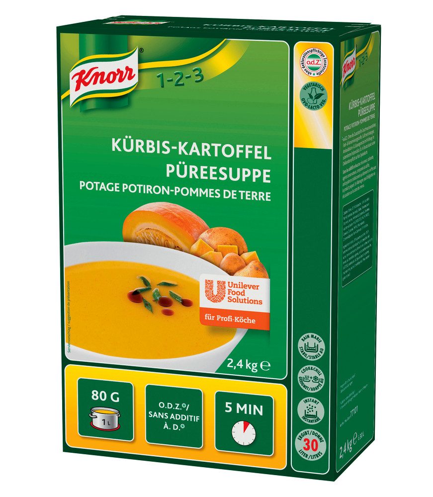 Knorr Fertiggericht, Knorr Kürbis-Kartoffel Püreesuppe