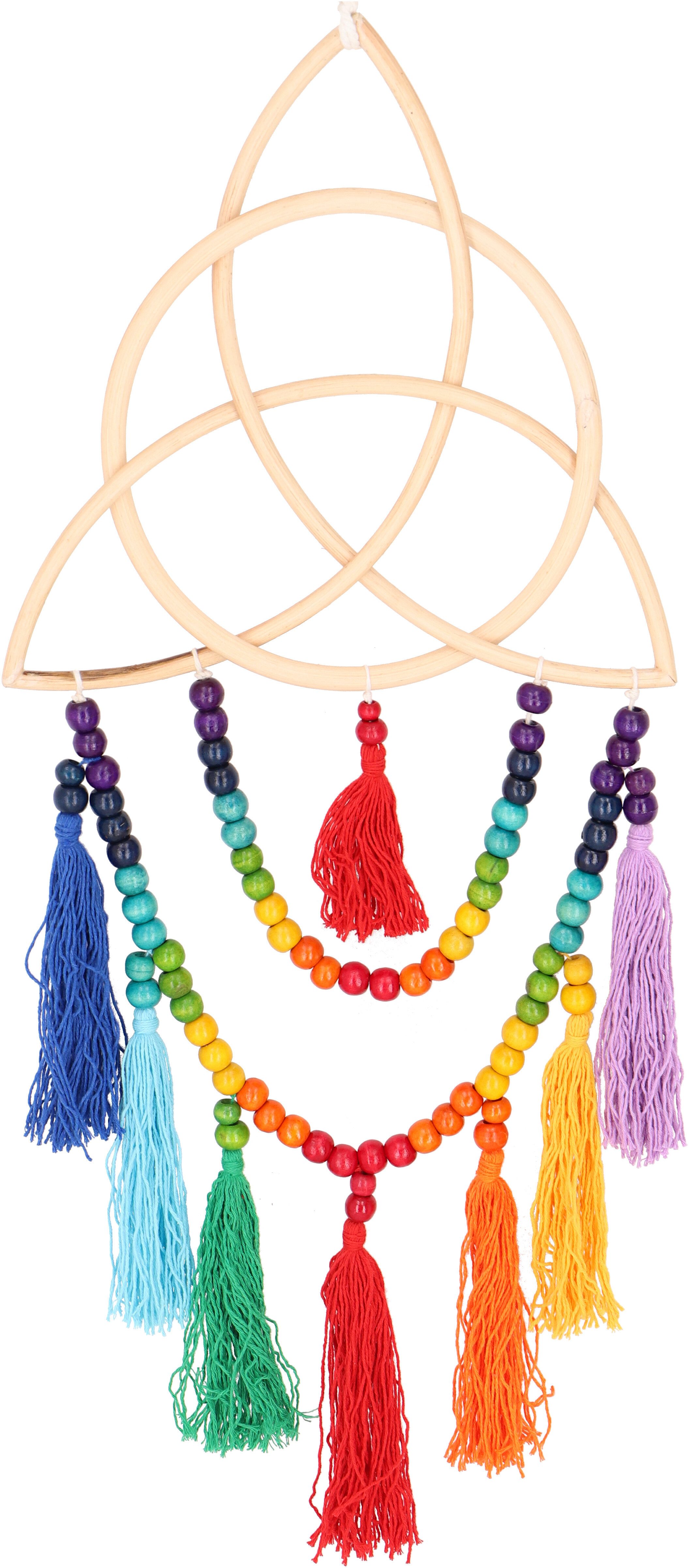 Guru-Shop Dekoobjekt Wandbehang Wanddekoration, Mobile im Boho Stil..