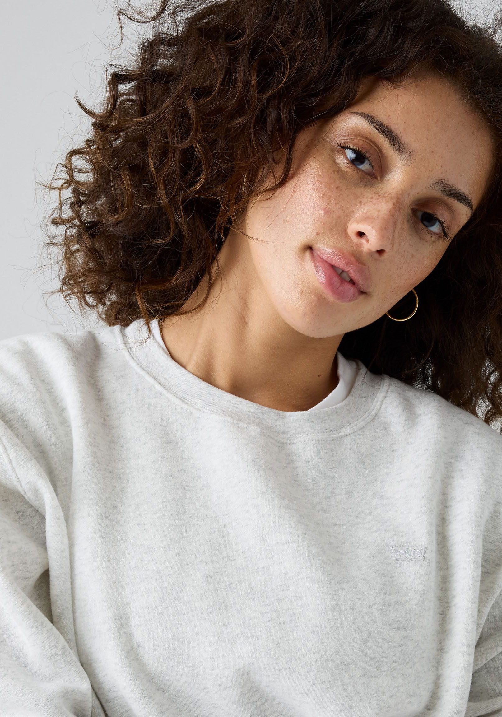 Levi's® Sweatshirt EVERYDAY CREW SWEATSHIRT mit kleinem Logo auf der Brust