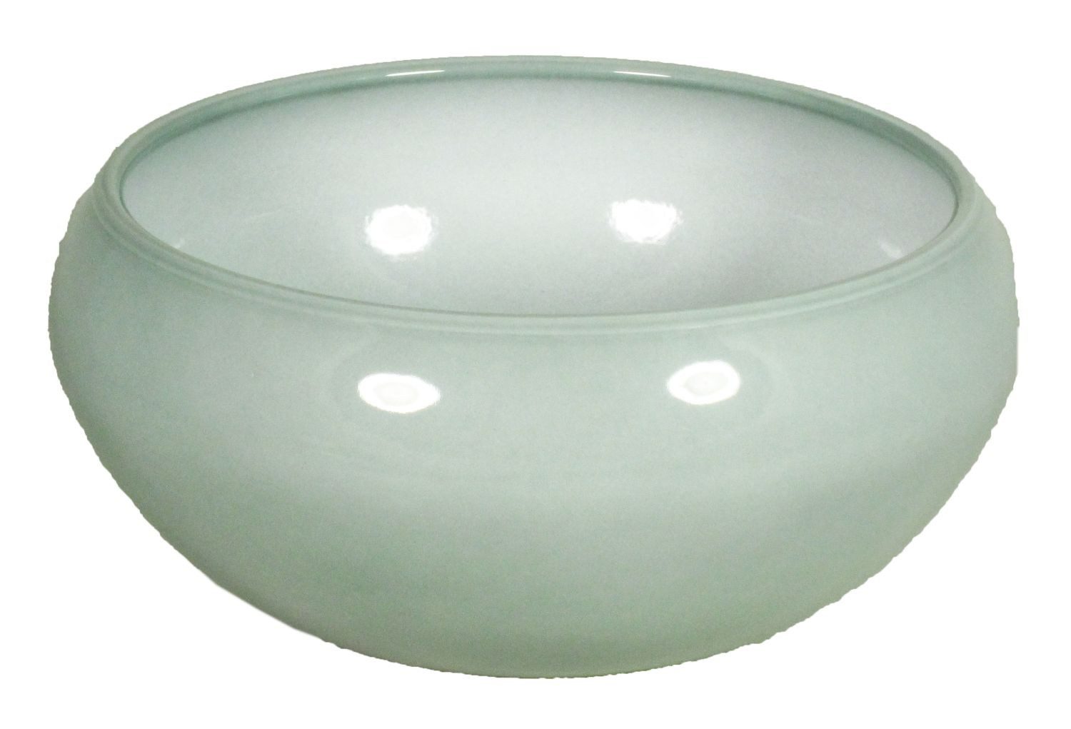 INNA-Glas Pflanzschale Keramik Pflanzenschale, Ø20,5cm, 10,5cm, grau-grün