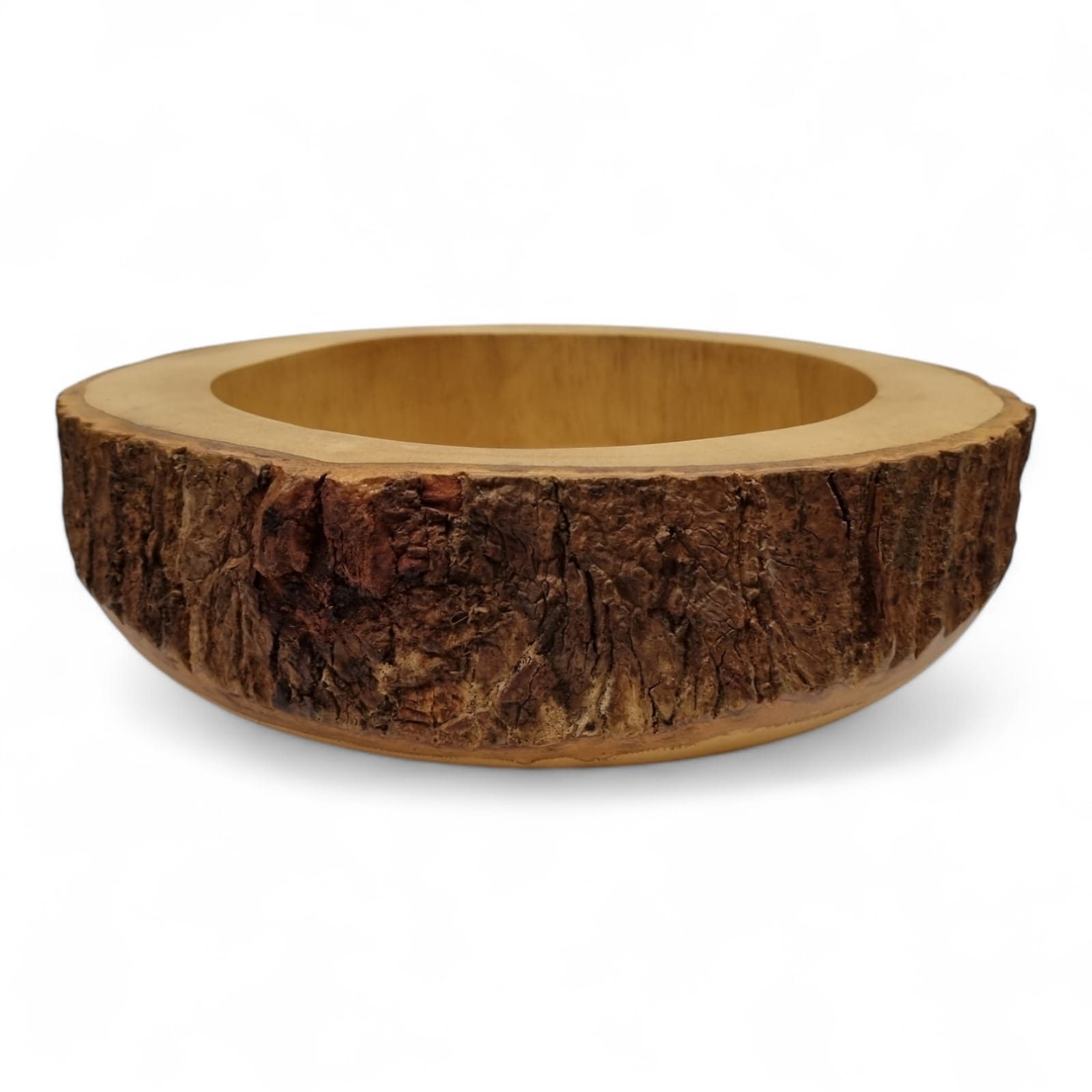 Kinaree Dekoschale Mango Holz Schale, Naturprodukt, Handgefertigt, Baumkante