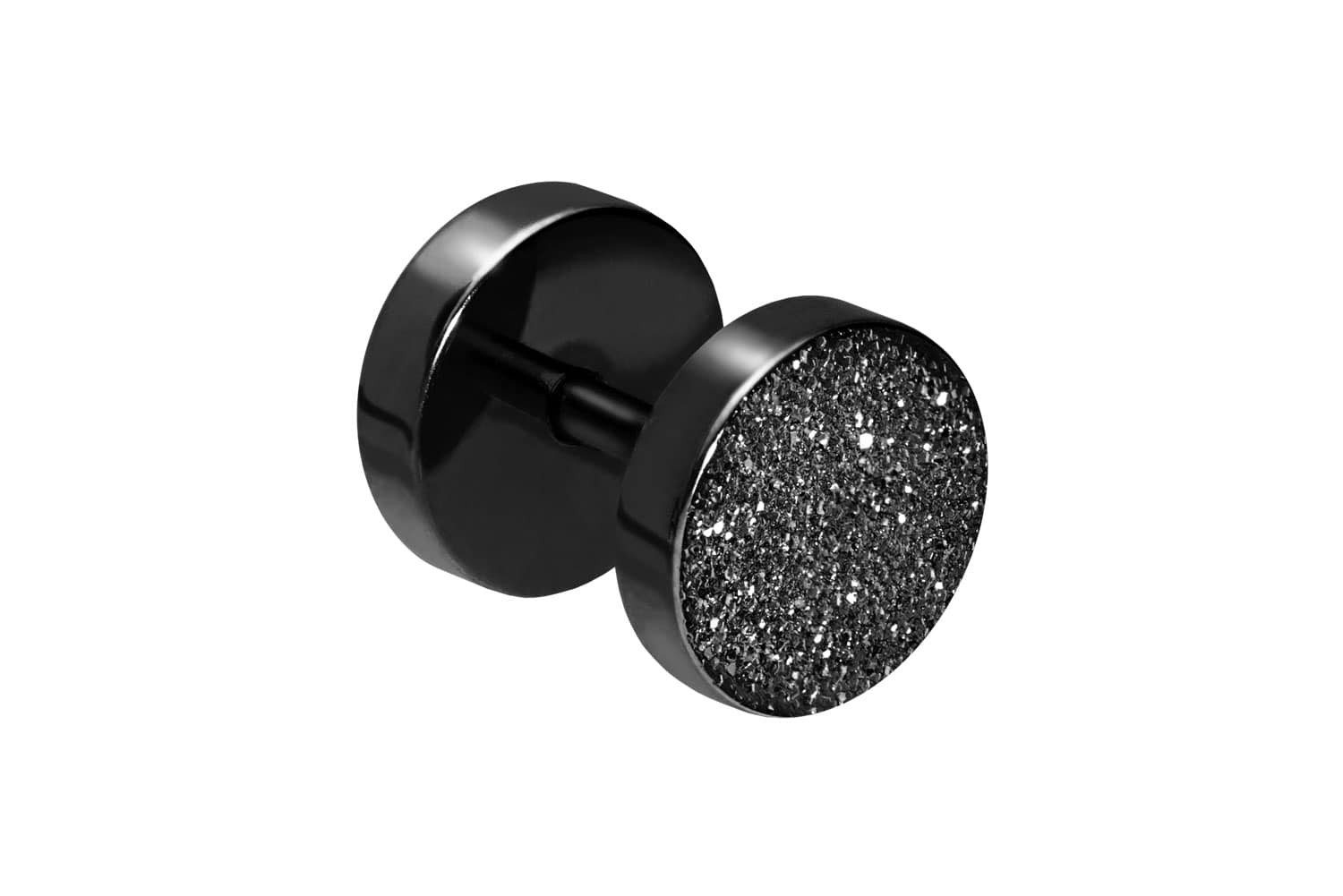 PIERCINGLINE Fake-Ear-Plug Chirurgenstahl Fake Plug DIAMANTOPTIK (Fake Plug günstig online kaufen