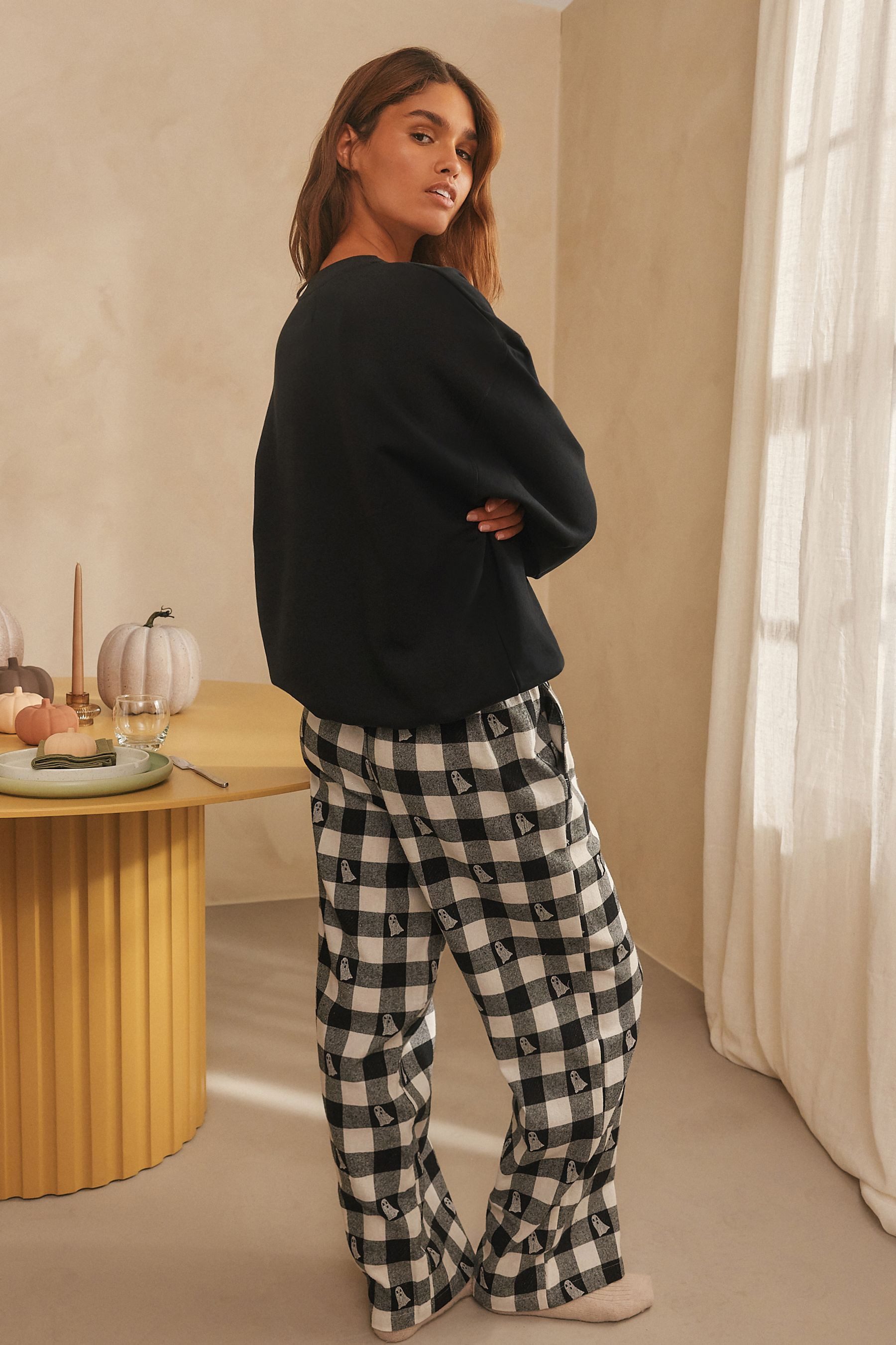 Next Pyjama Schlafanzug aus Flanell mit günstig online kaufen