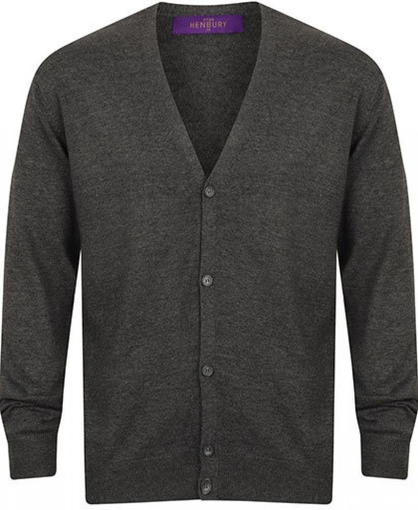 Henbury Cardigan Men´s V Button Cardigan günstig online kaufen