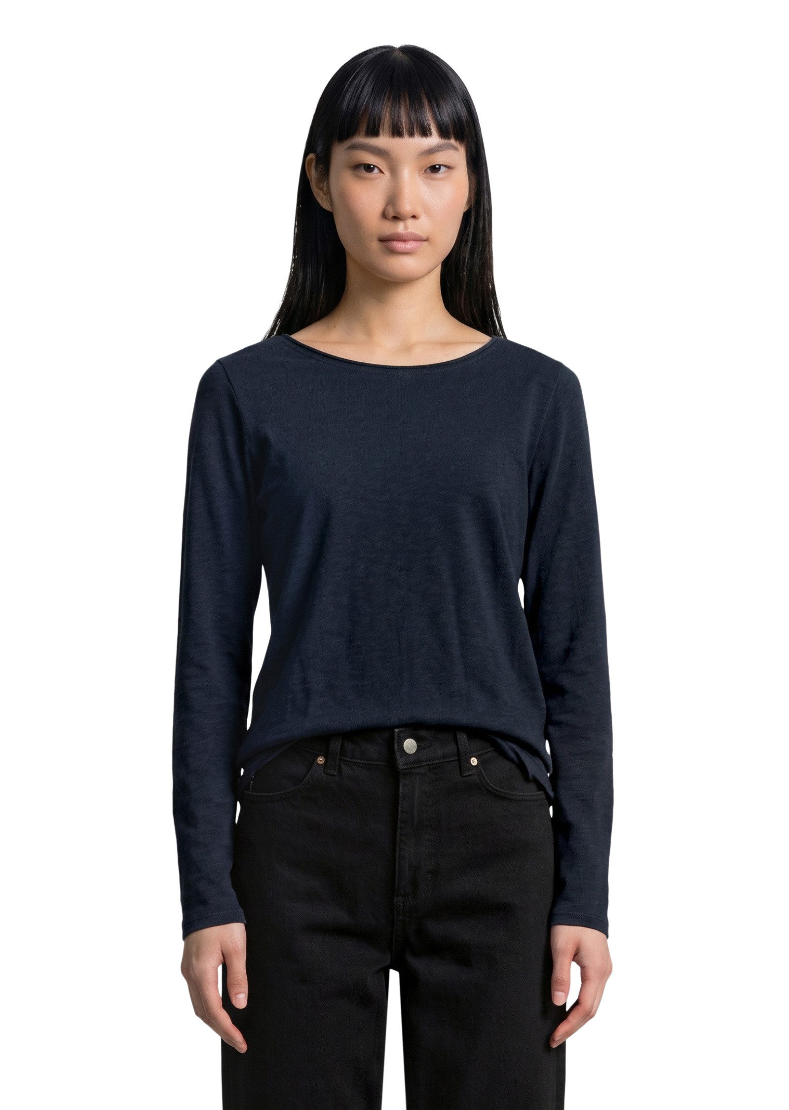 Marc O'Polo DENIM Langarmshirt aus Organic Cotton