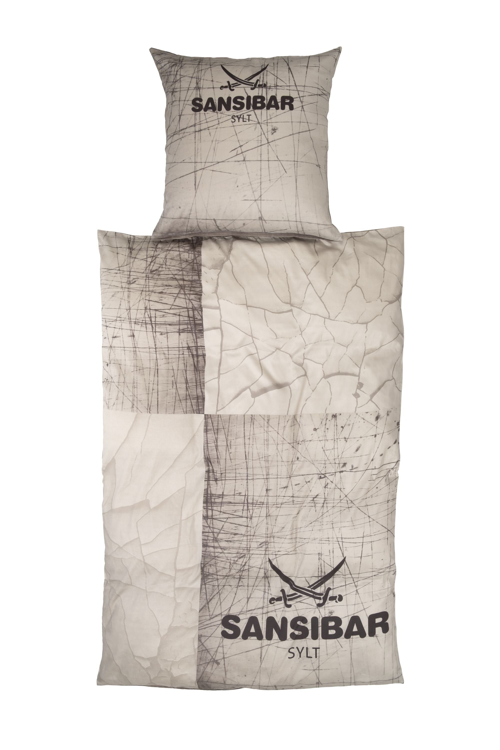 Sansibar Sylt Bettwäsche Bettwäsche SANSIBAR Satin BL 135x200 cm braun Bett günstig online kaufen