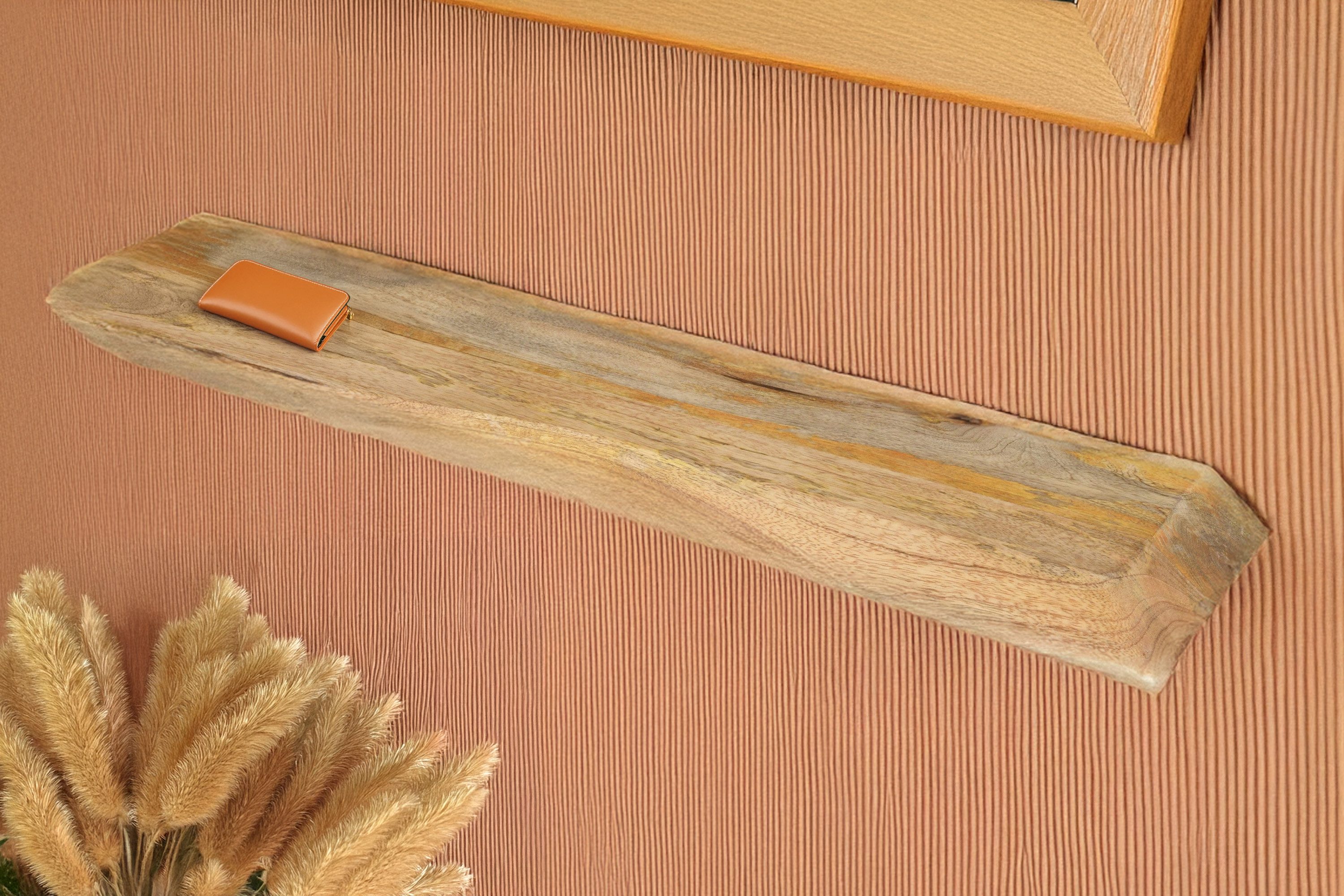 SAM® Wandregal Nomi, massives Mangoholz, Baumkante, verschiedene Größen günstig online kaufen