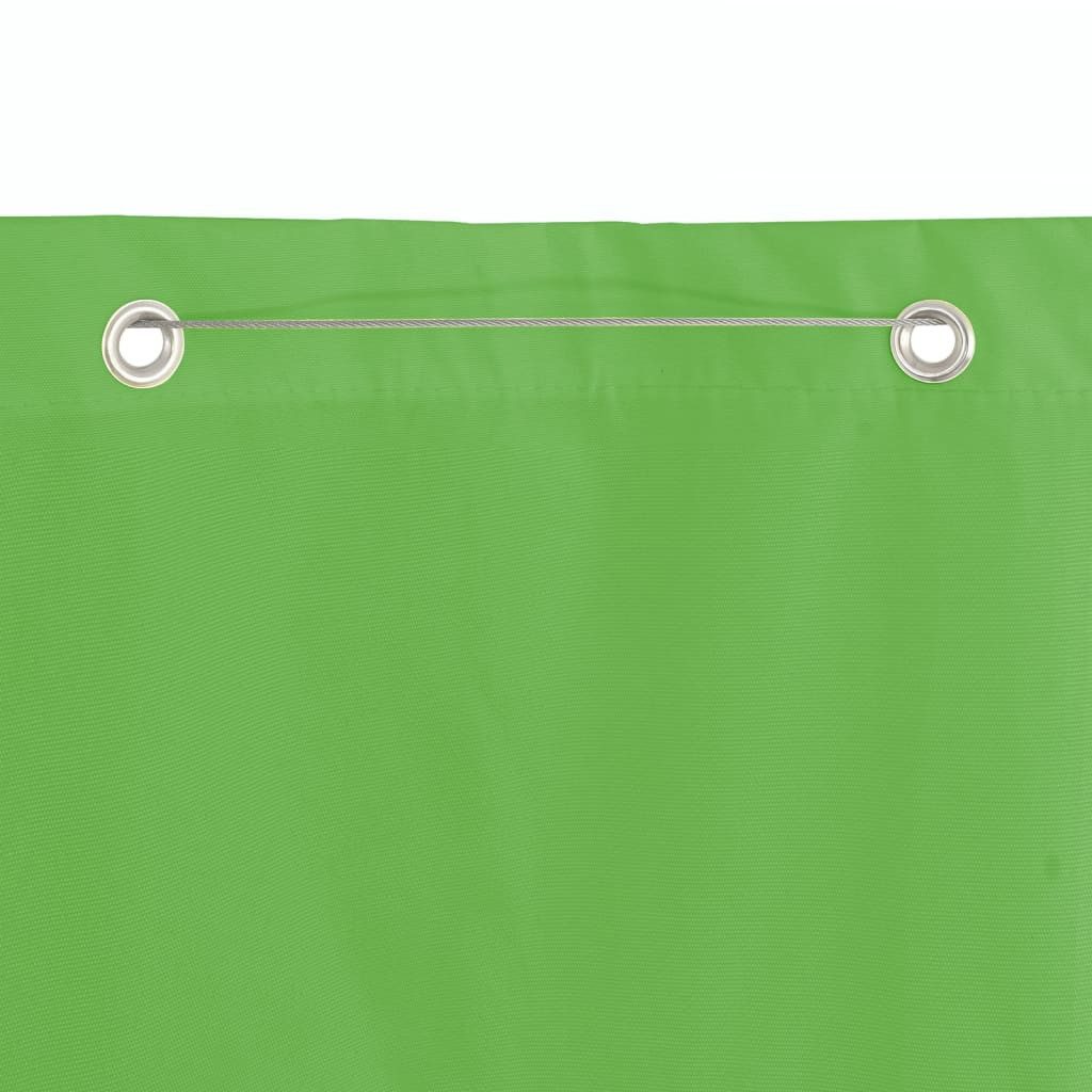 vidaXL Seitenmarkise 140 x 240 cm Balkon-Sichtschutz Hellgrün 140x240 cm Oxford-Gewebe