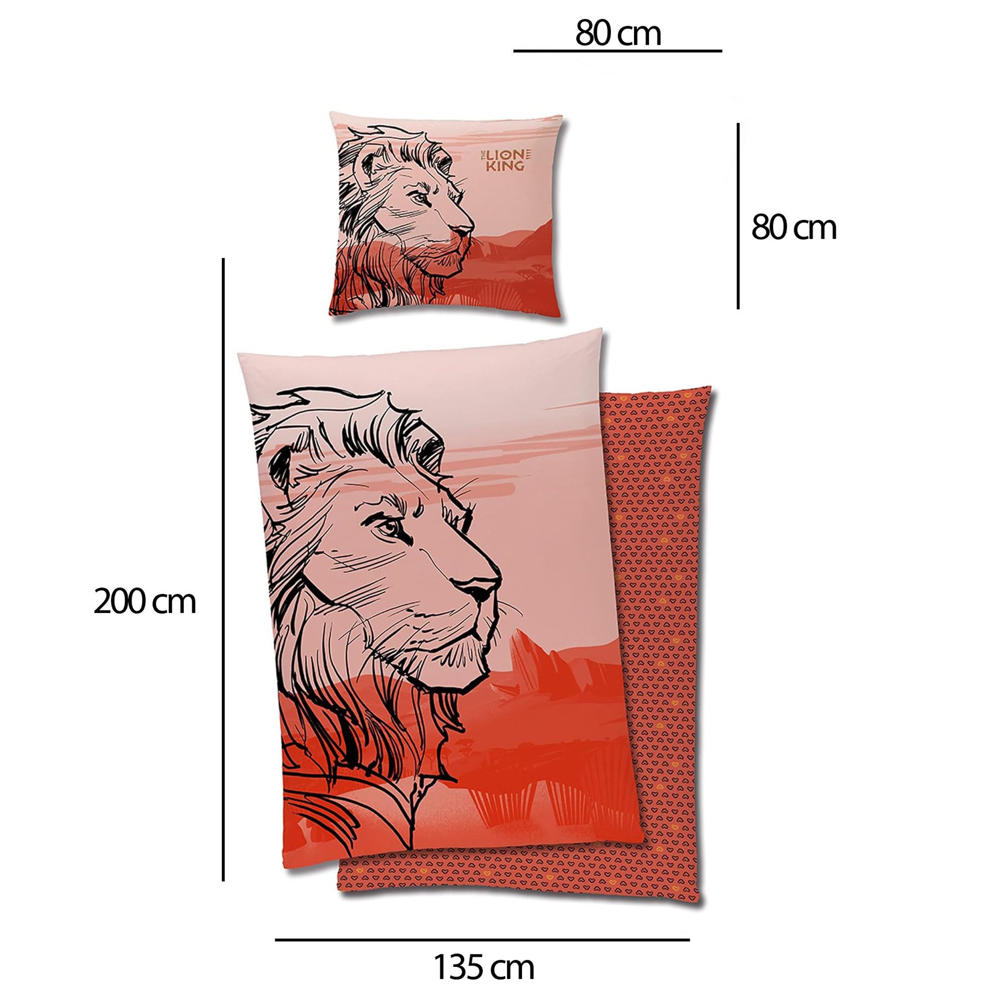 BERONAGE Kinderbettwäsche Der König der Löwen Lion King Bettwäsche Linon / günstig online kaufen