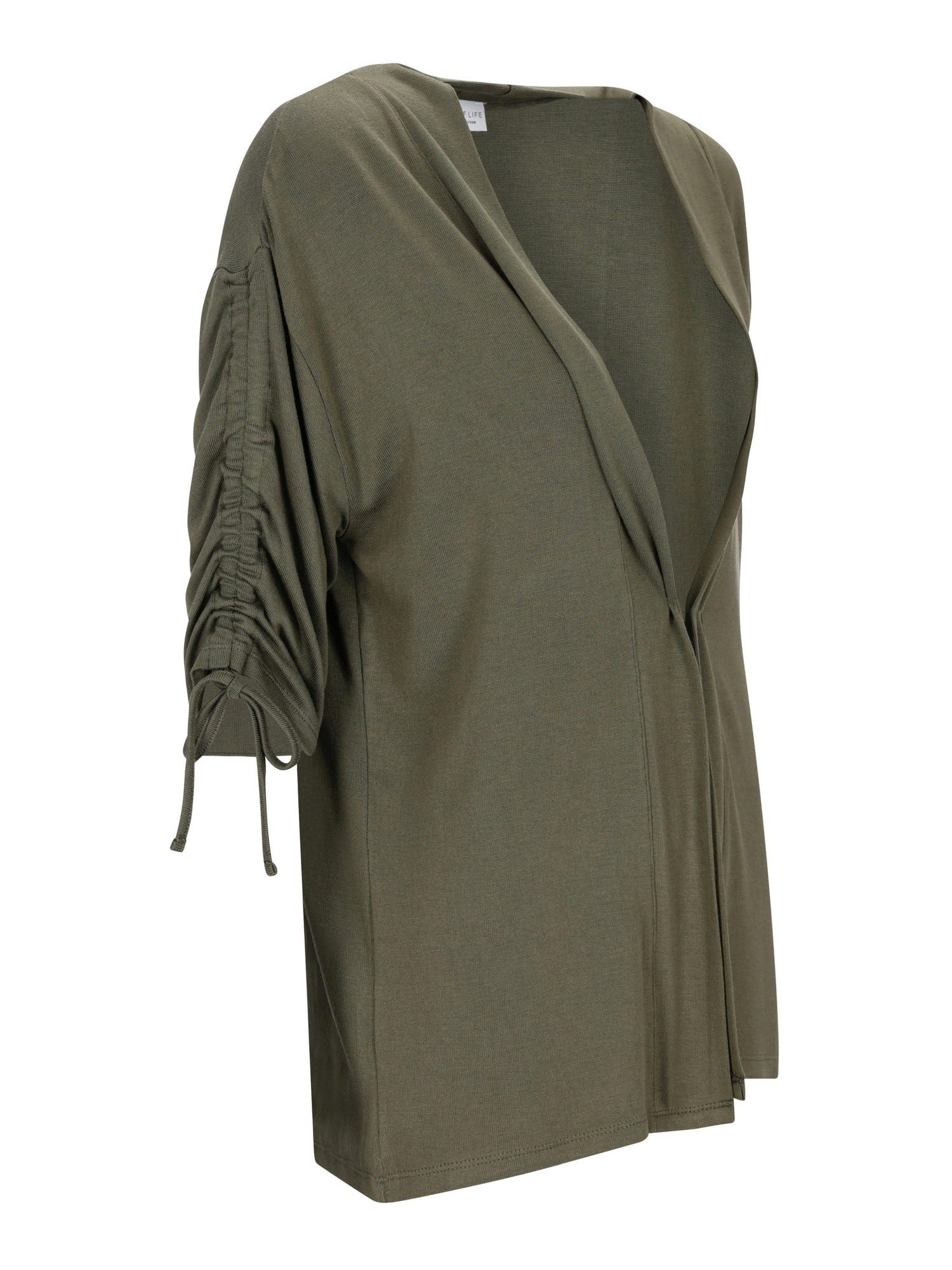 Hajo Strickjacke Strickjacke ohne Verschluss 3/4 Arm