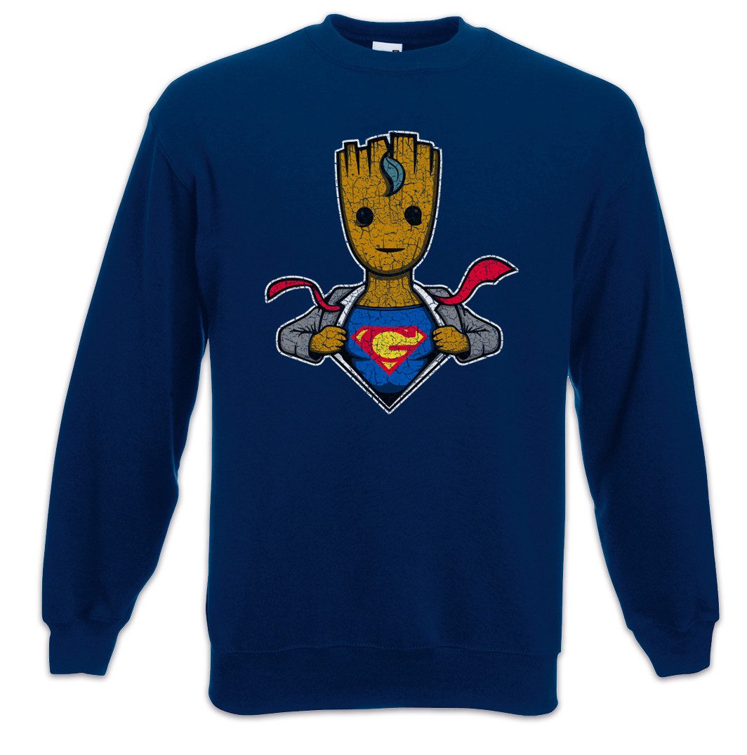 Sweatshirt Super Groot Sweatshirt The Kult Fun Man Guardians Tree Galaxy Of S