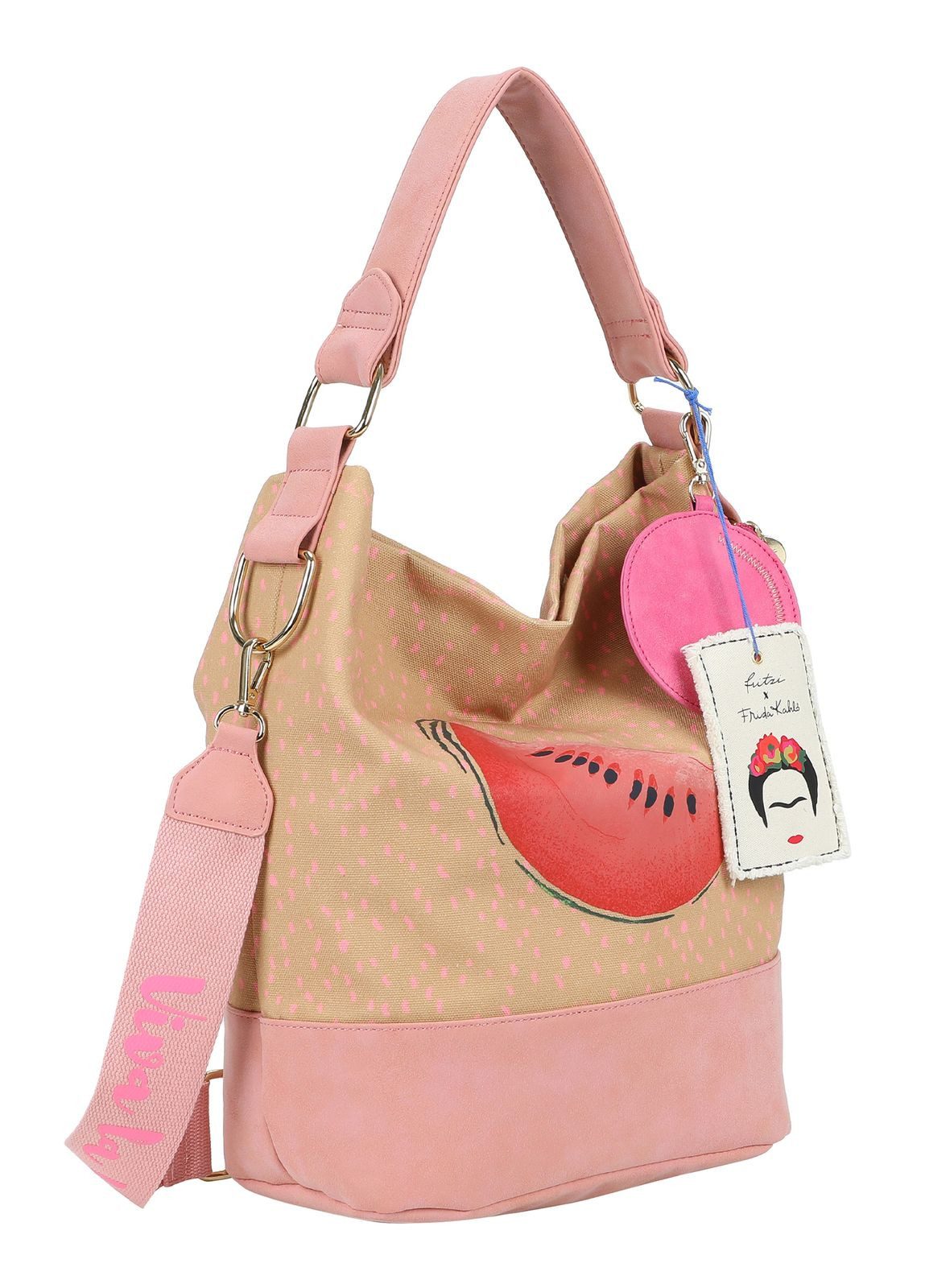 Fritzi aus Preußen Schultertasche Fritzi x Frida Kahlo Limited Canvas Hobo günstig online kaufen