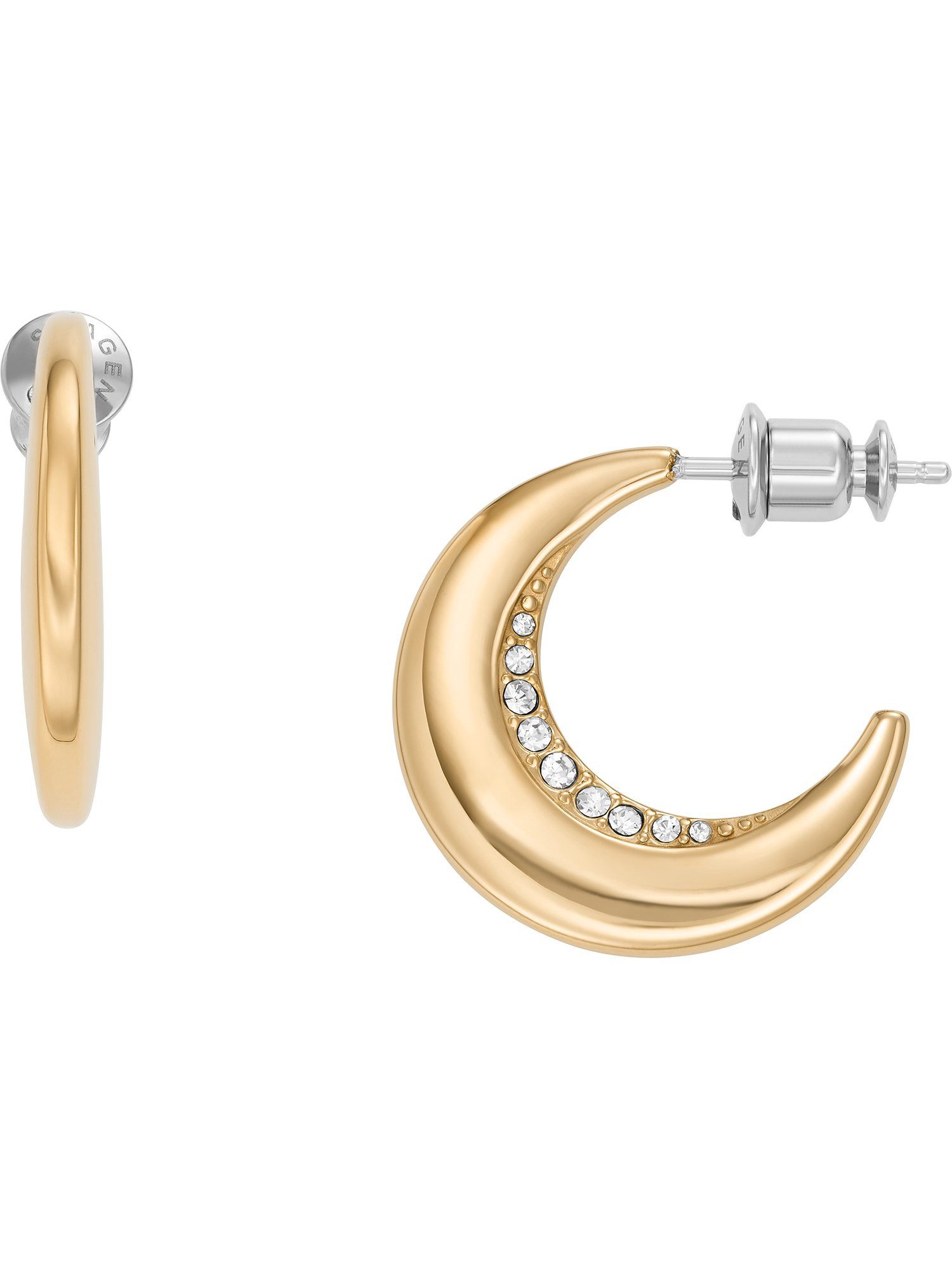 SKAGEN Paar Серьги-кольца Skagen Damen-Creolen Edelstahl Glasstein (Paar), Kariana