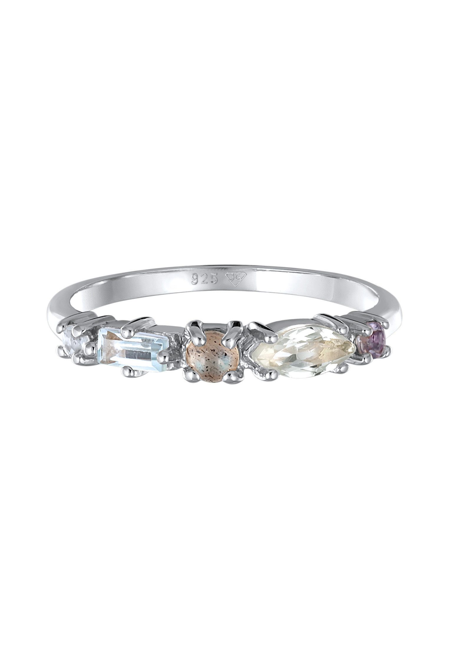 Elli Premium Fingerring Memoire Edelstein Ring günstig online kaufen