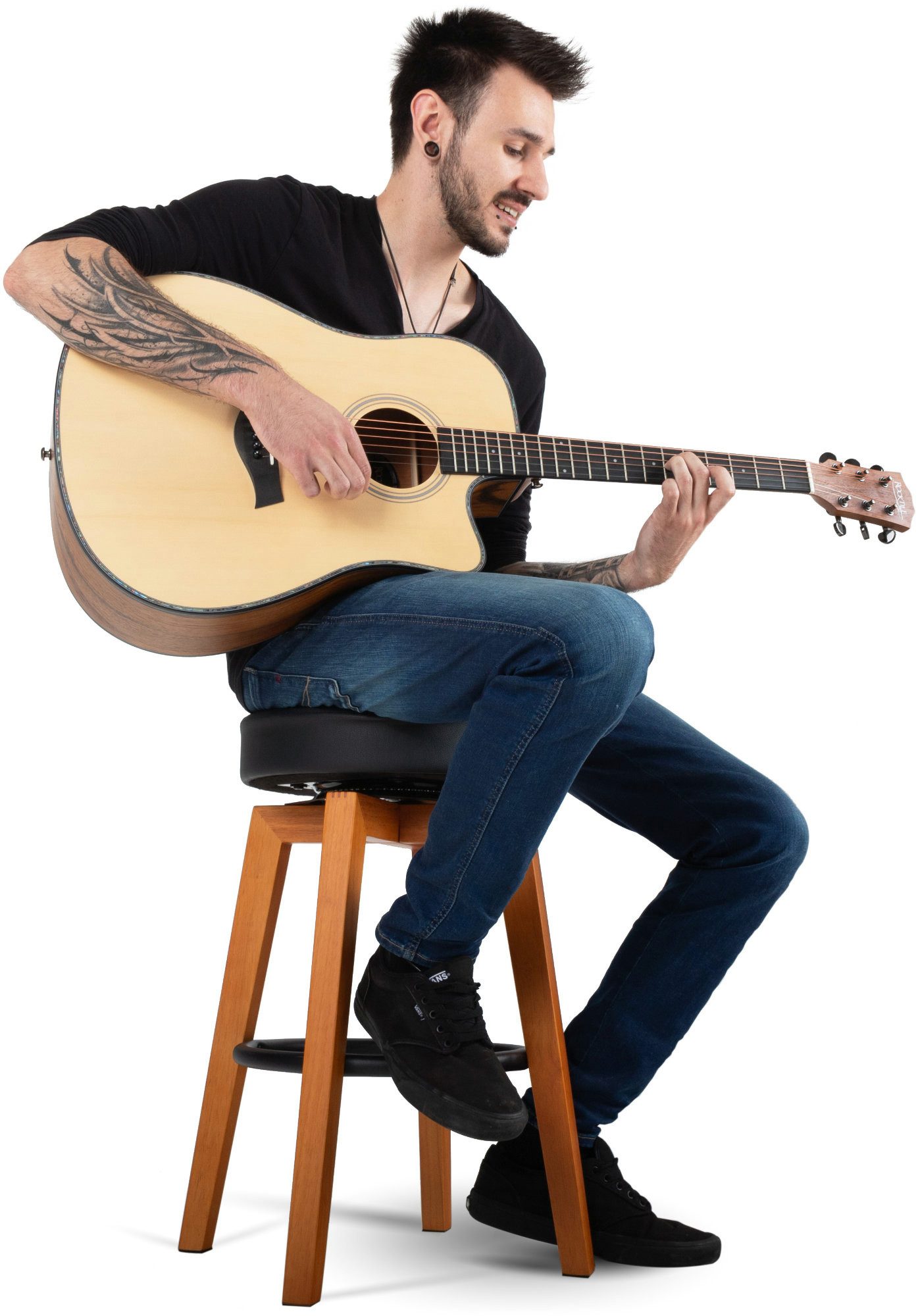 Classic Cantabile Sitzhocker Pub-Hocker für Gitarre günstig online kaufen