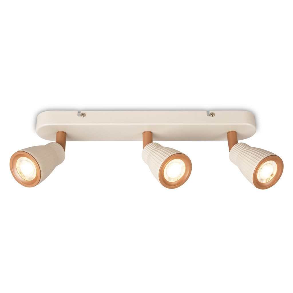 Briloner Leuchten LED Deckenleuchte LED Deckenlampe 3-flammig Schwenkbar, LED fest integriert, 3000K - Warmweiß, 35x8,5 cm, Wohnzimmer, Schlafzimmer, Büro, Flur
