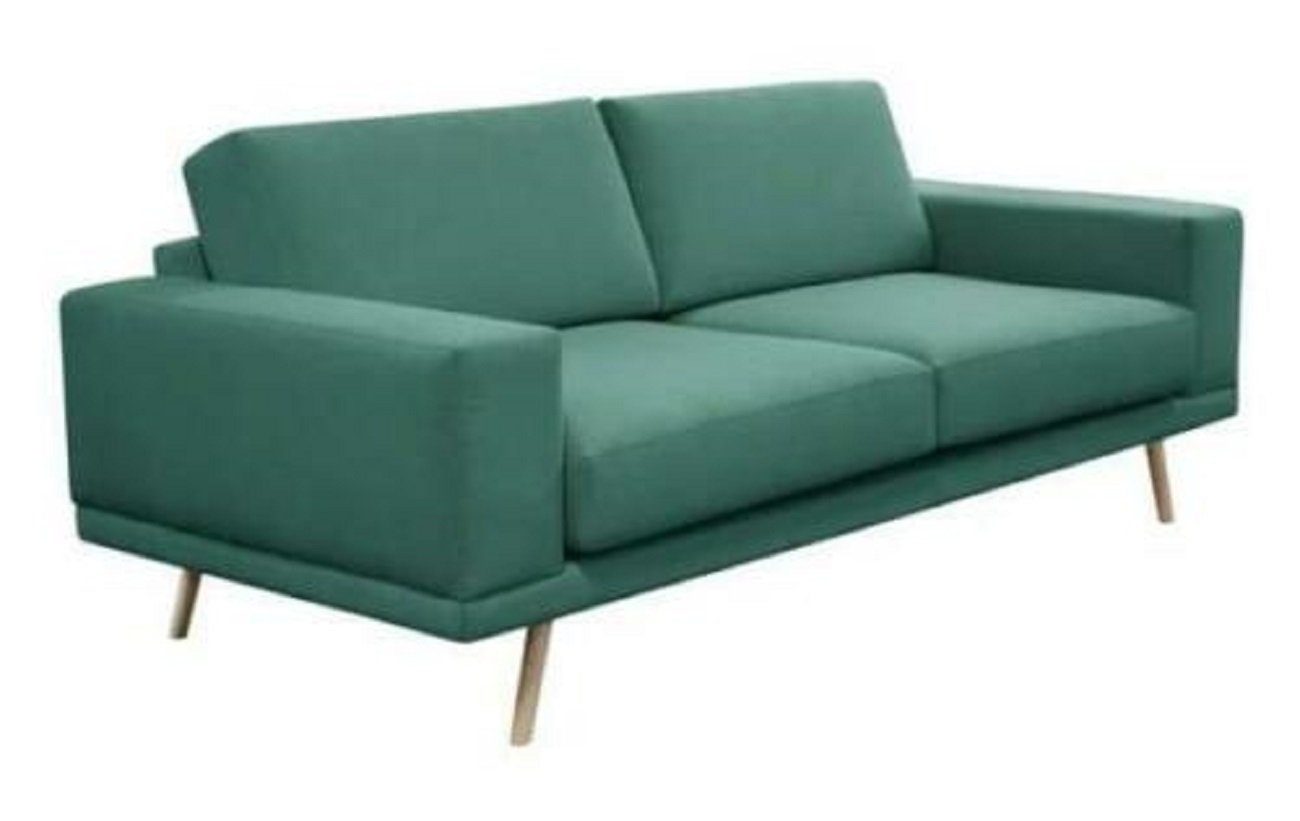 Stoff Wohnzimmer Couchen JVmoebel Sofa Grün Sofa, Moderner Polster in Dreisitzer Made Europe Design