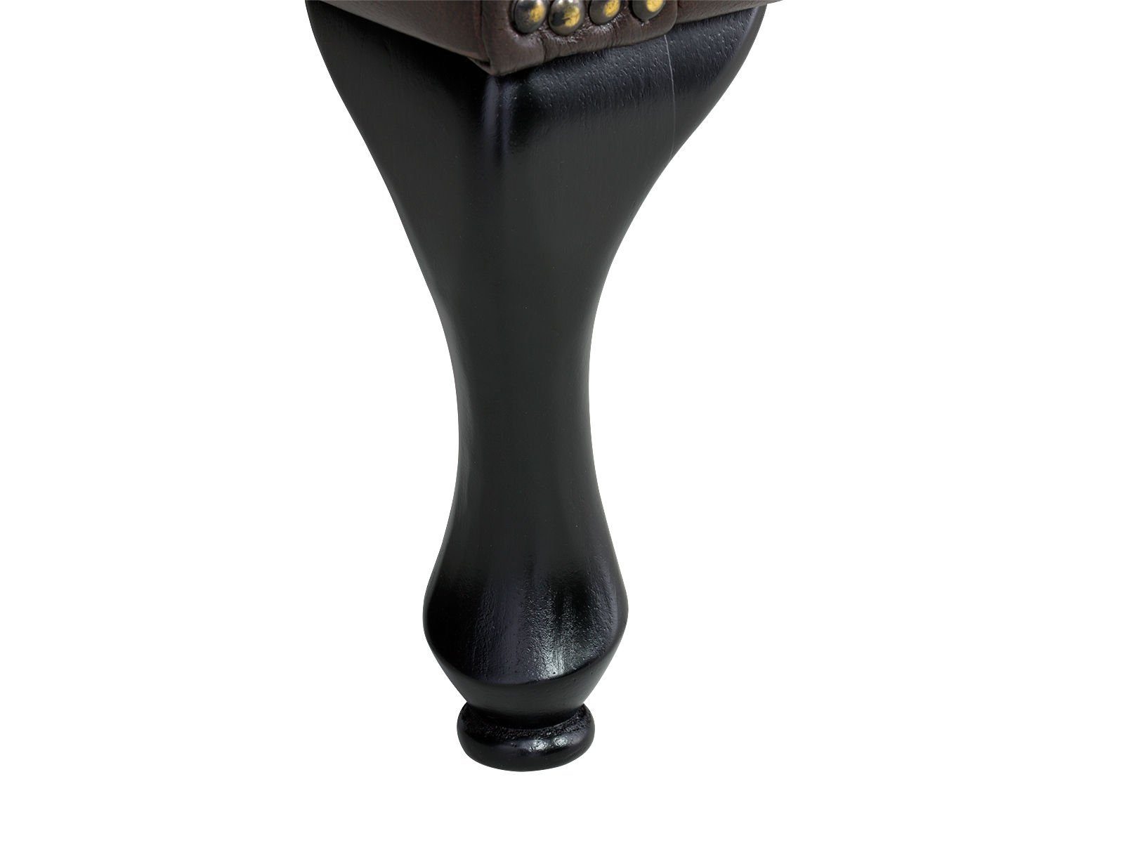 massivum Sessel Ohrensessel Chesterfield Pittsfield Echtleder braun (1-St)