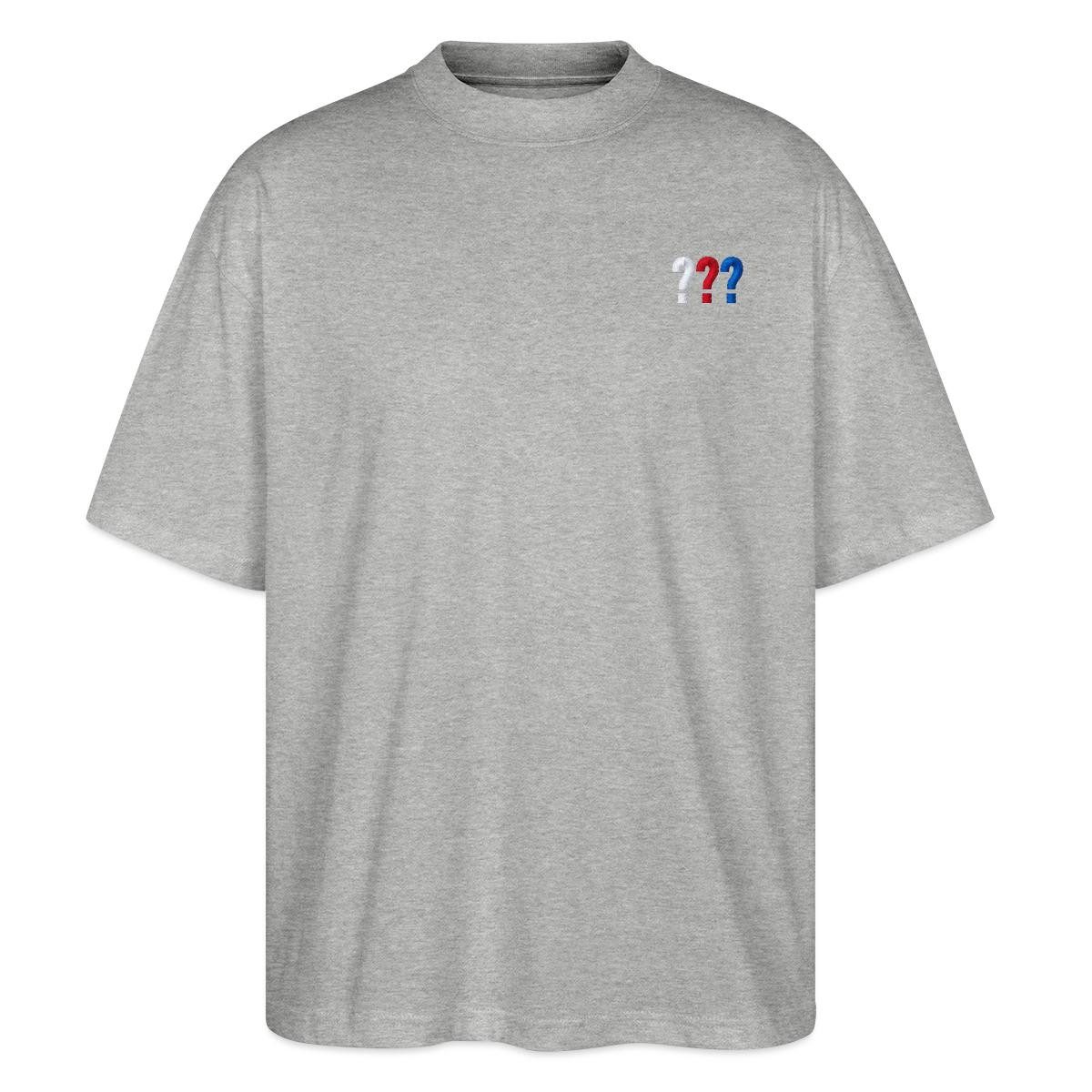 T-Shirt Die Drei Fragezeichen Logo Stickerei Oversize Unisex T-Shirt