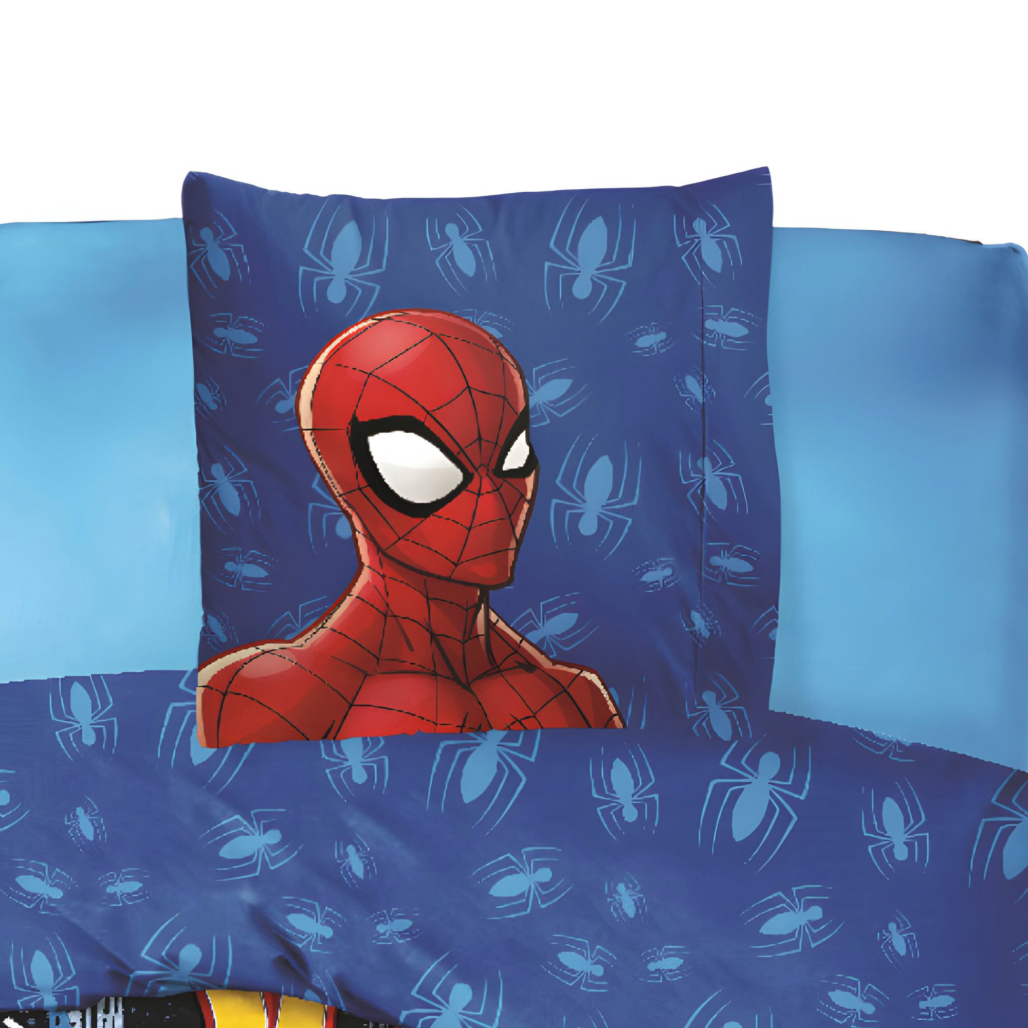 MARVEL Bettwäsche Marvel Spider-Man Jungen Bettwäsche Set 135x200 80x80 cm, 2 teilig, 100% Baumwolle