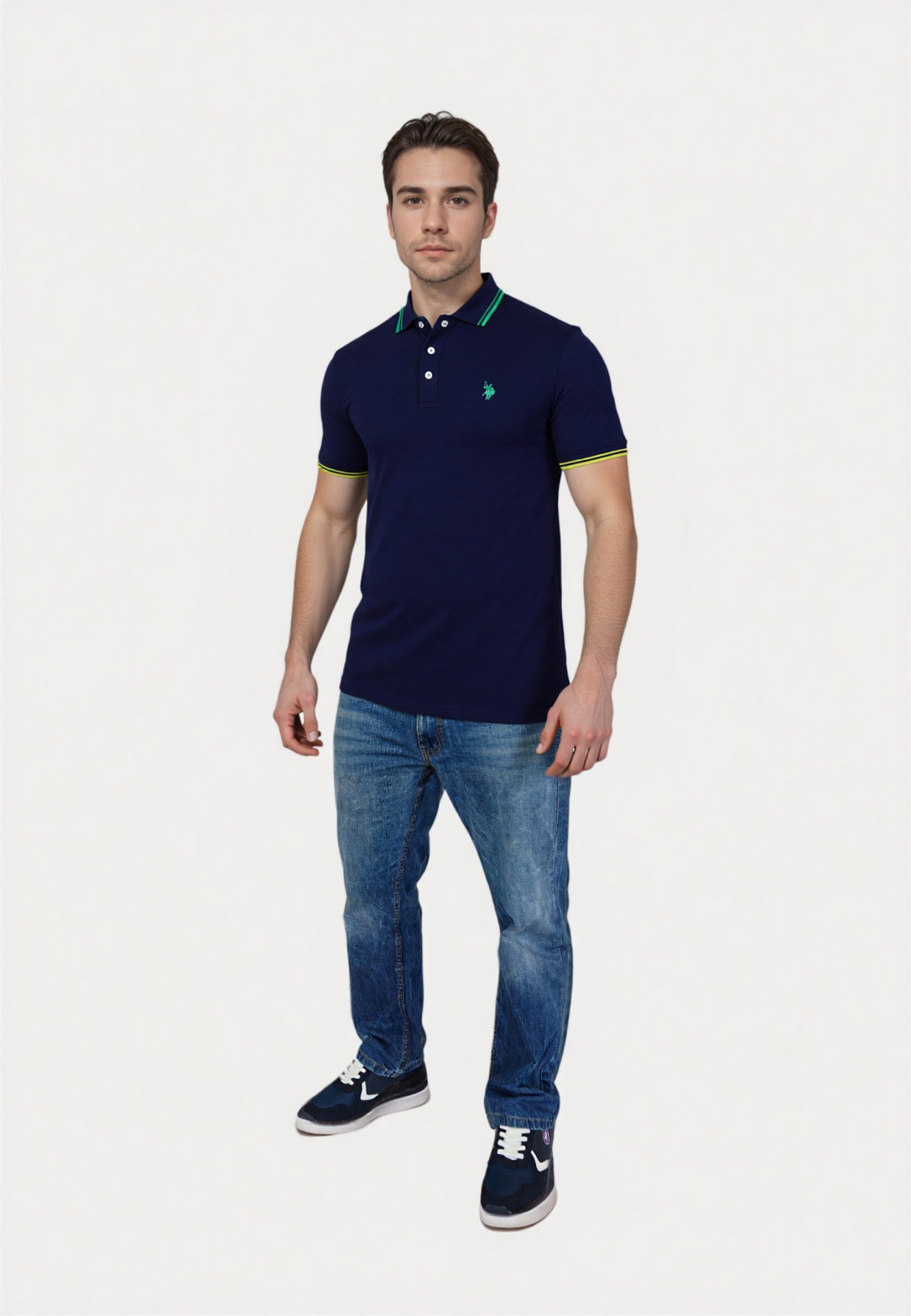 U.S. Polo Assn. Poloshirt Poloshirt Shortsleeve Barney (1-tlg., 1) günstig online kaufen