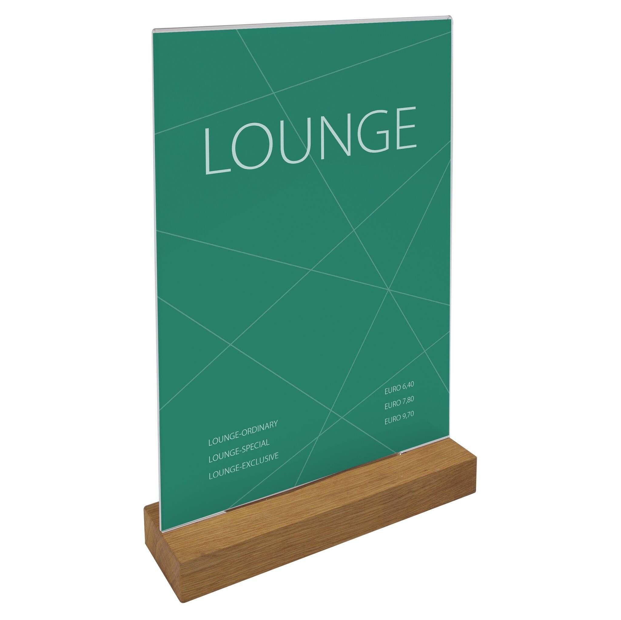 Sigel Tischdecke SIGEL TA256 Tischaufsteller - 21 x32,50 x5,90 cm - A4 - senkrecht -