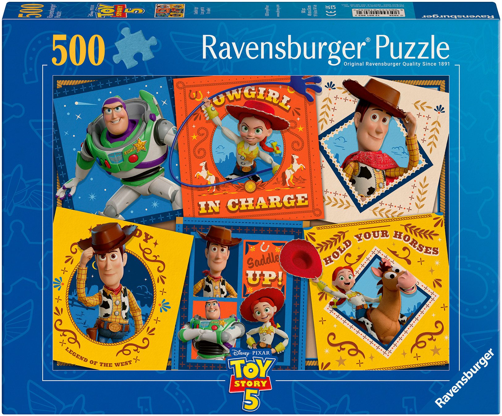 Ravensburger Puzzle Disney, Pixar Toy Story 5, 500 Puzzleteile, Made in Germany