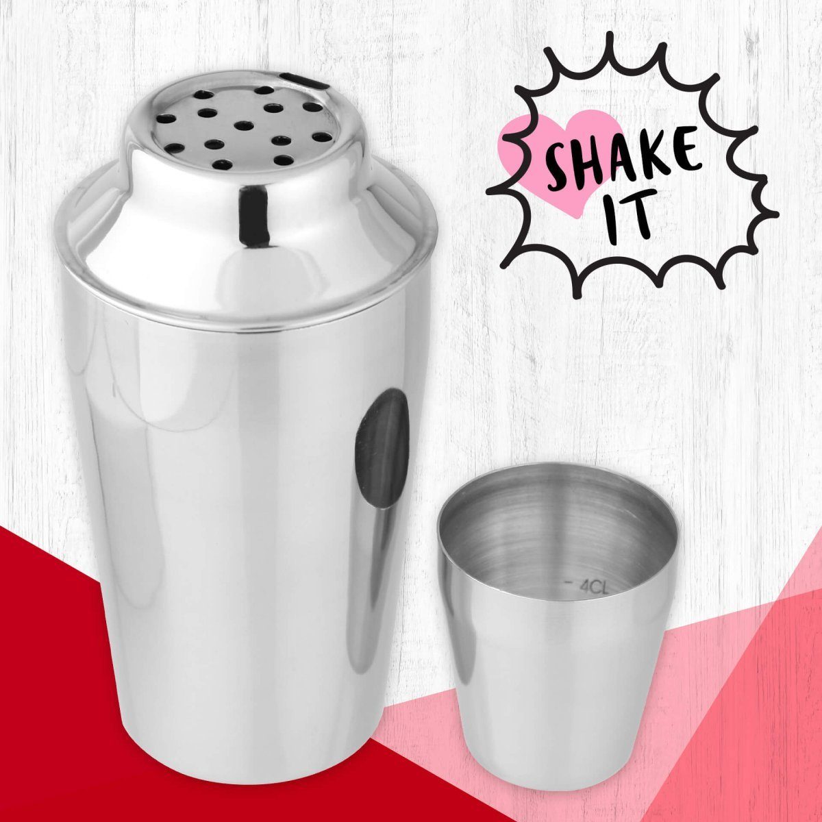 FACKELMANN Cocktail Shaker Cocktailshaker