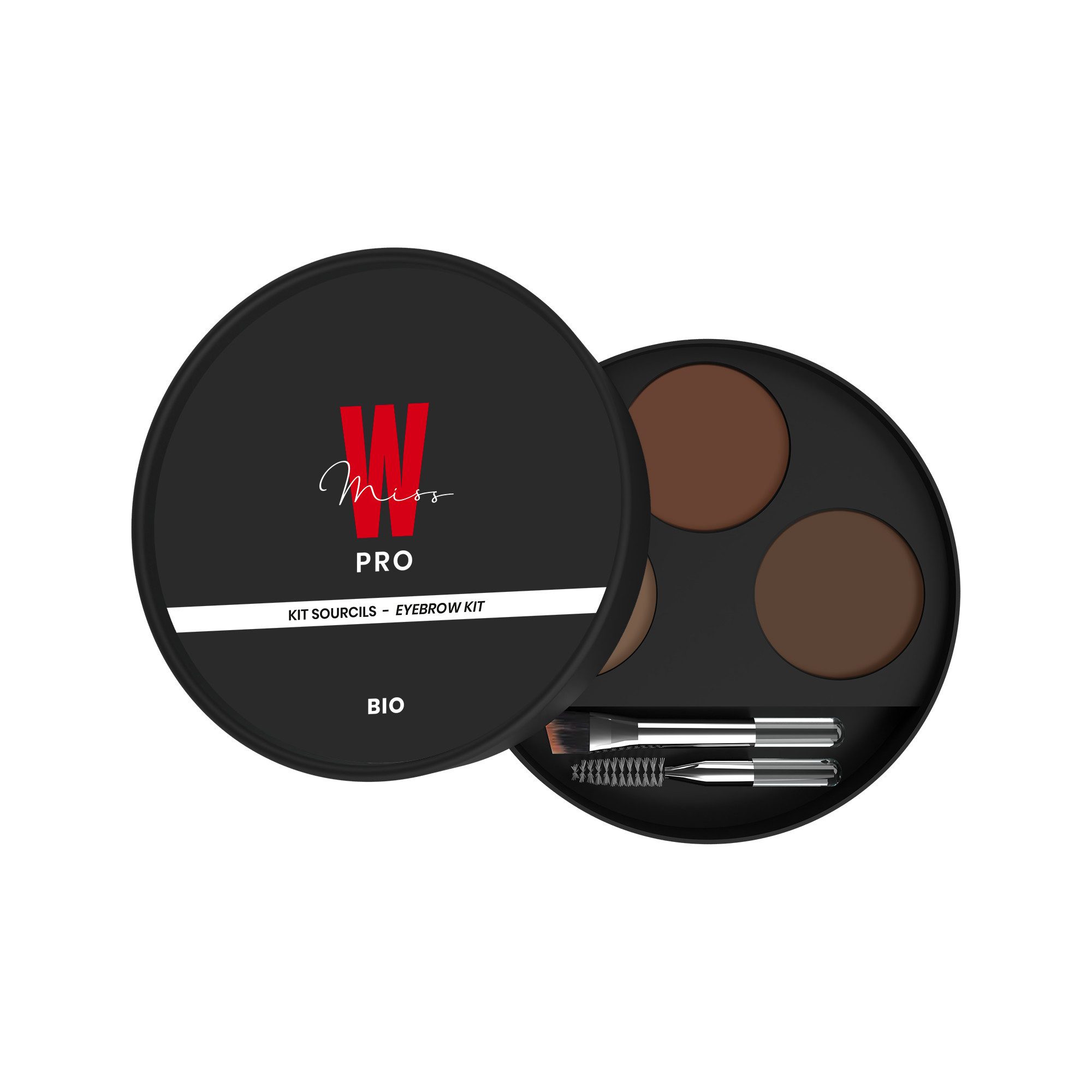 Augen-Make-Up-Set Veganes Augenbrauen-Set mit Bio-Inhaltsstoffen für perfektes Styling