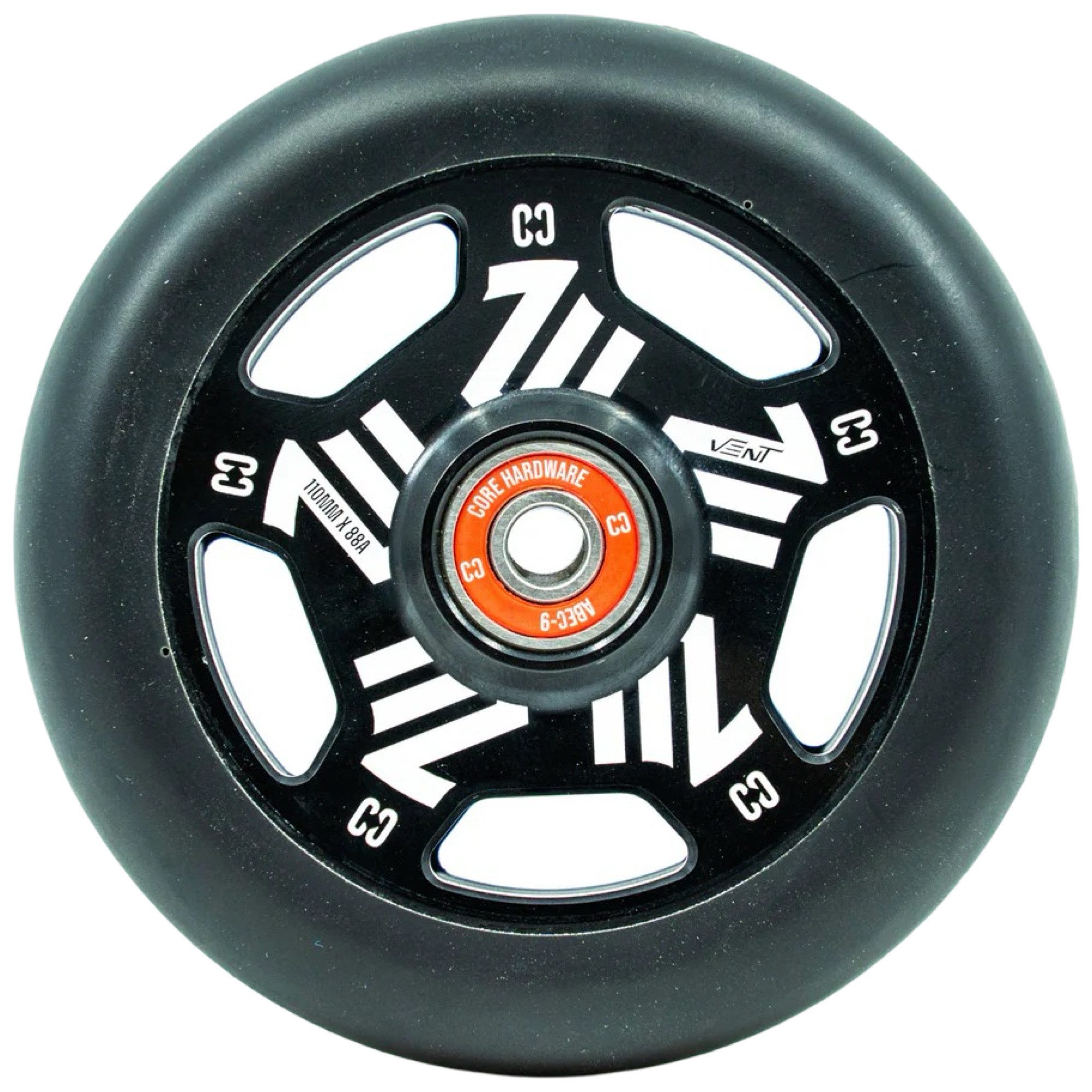 Stuntscooter Core Vent Hollow Stunt-Scooter Rolle 110mm Schwarz