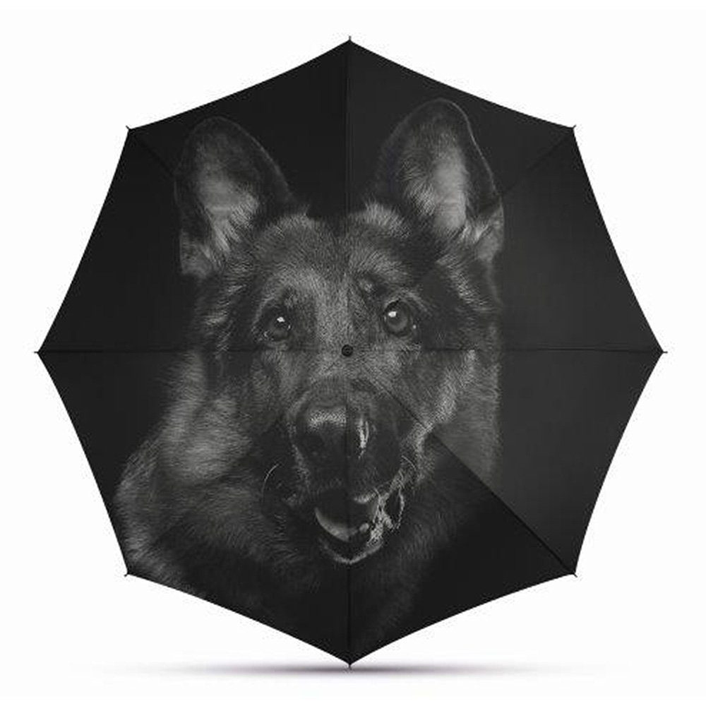 HAPPY RAIN Automatik Umbrella Schirm dog Regenschirm AC Hund Mini Taschenregenschirm 42288