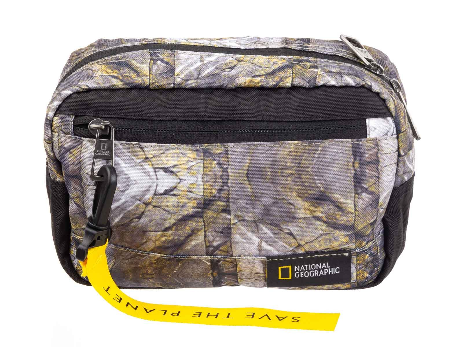 NATIONAL GEOGRAPHIC Gürteltasche "Natural" Bauchtasche N15781 (ein Stück, 1-tlg., ca. B/H/T 25/14/8 cm), Innenfächer