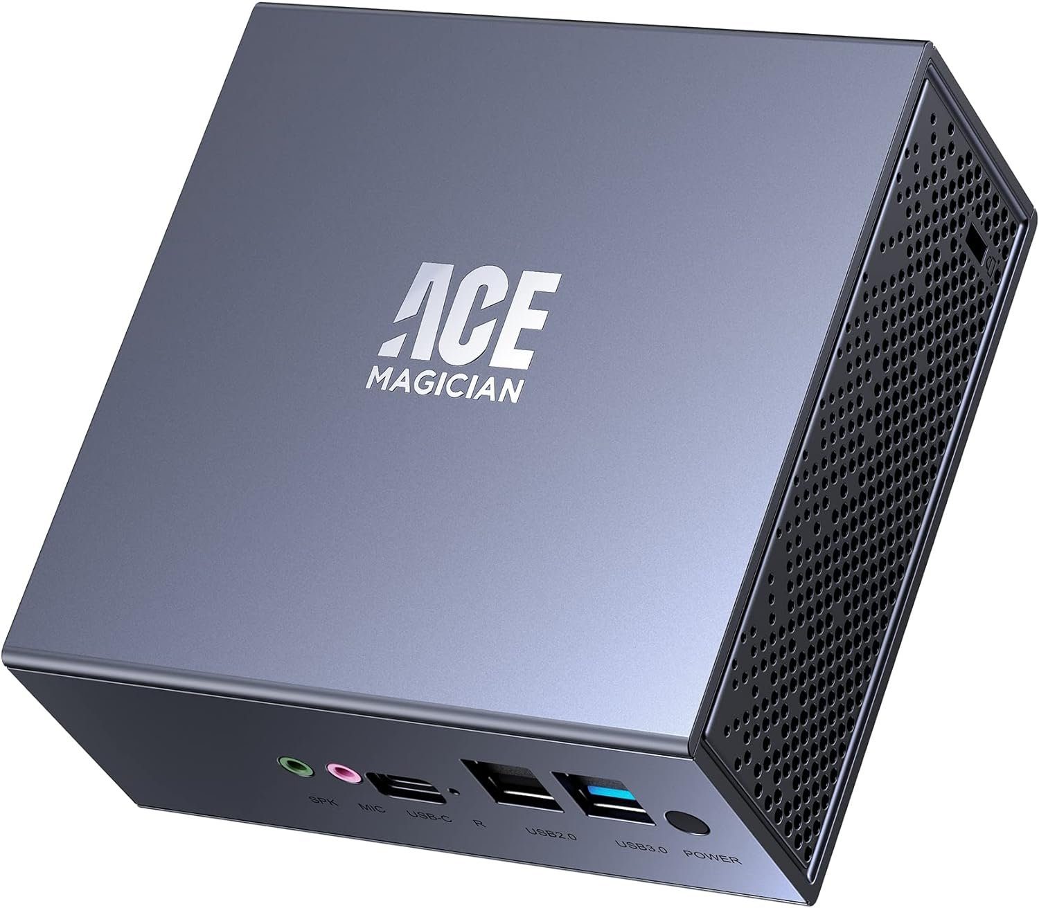 ACEMAGICIAN Mini-PC (Intel Alder Lake-N-Prozessor FCBGA1338, Intel®  UHD-Grafik, 16 GB RAM, 512 GB SSD, Business-Mini-Computer mit WiFi 5, BT  4.2, 4K-Dual-Display, Typ-C)