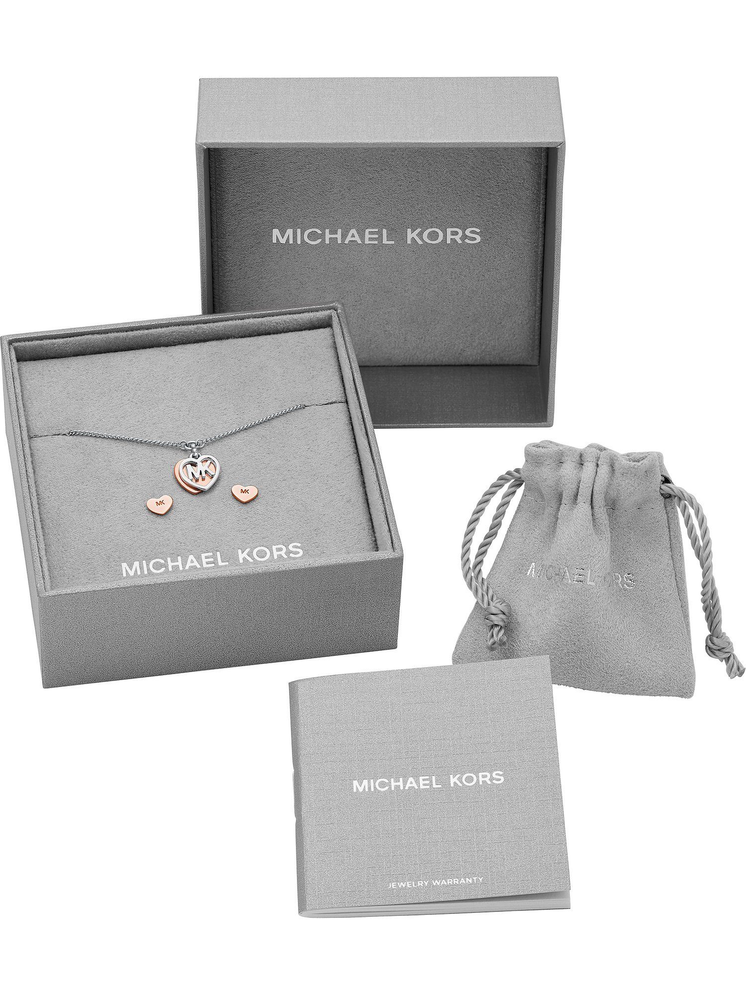 MICHAEL KORS Schmuckset Michael Kors Damen-Schmuck-Set 925er Silber