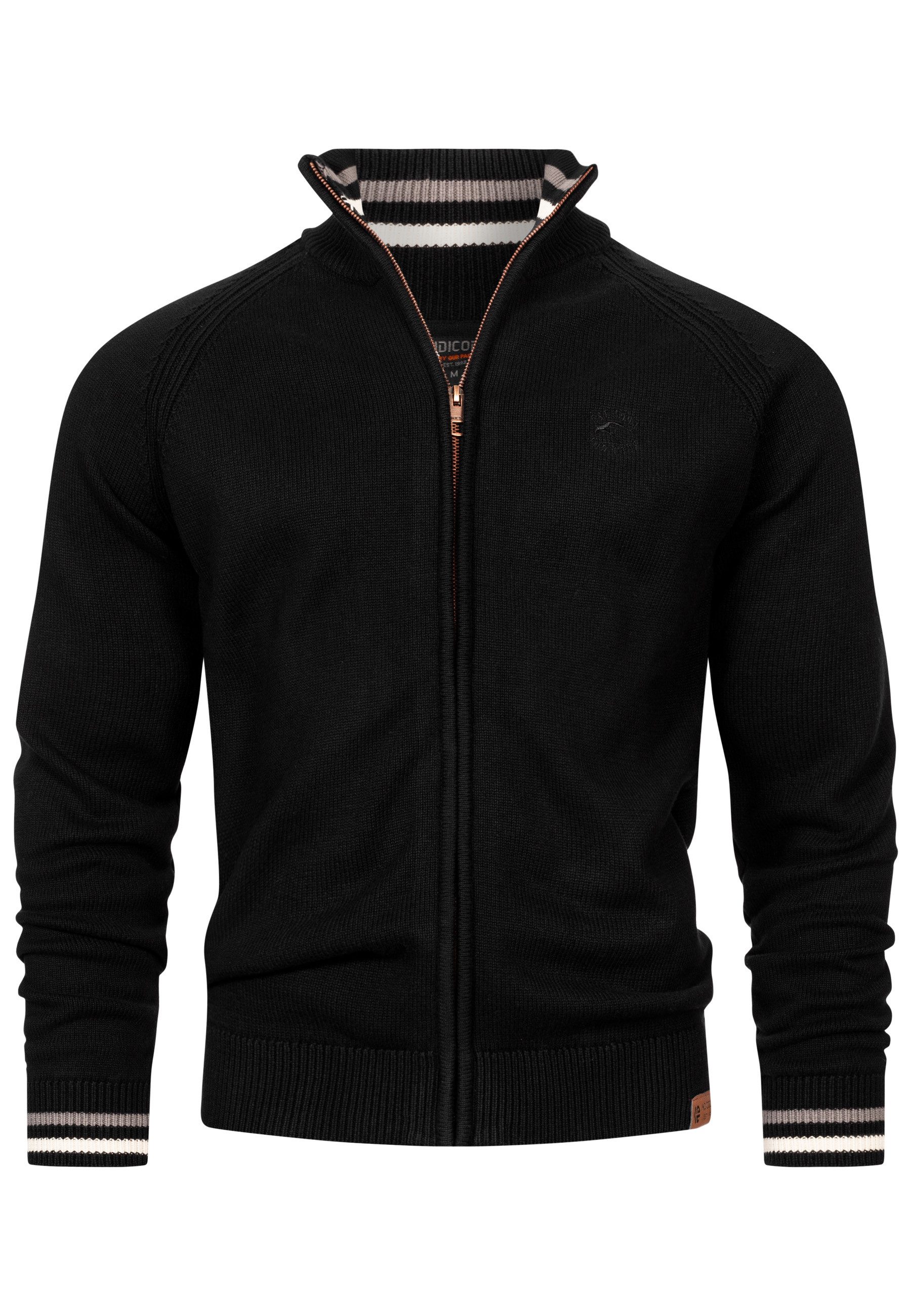 Indicode Strickjacke Herren INArutemia Herrenstrickjacke günstig online kaufen