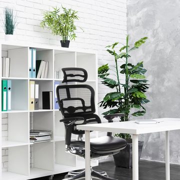 hjh OFFICE Drehstuhl Luxus Chefsessel ERGOHUMAN PLUS Leder (1 St), Bürostuhl ergonomisch