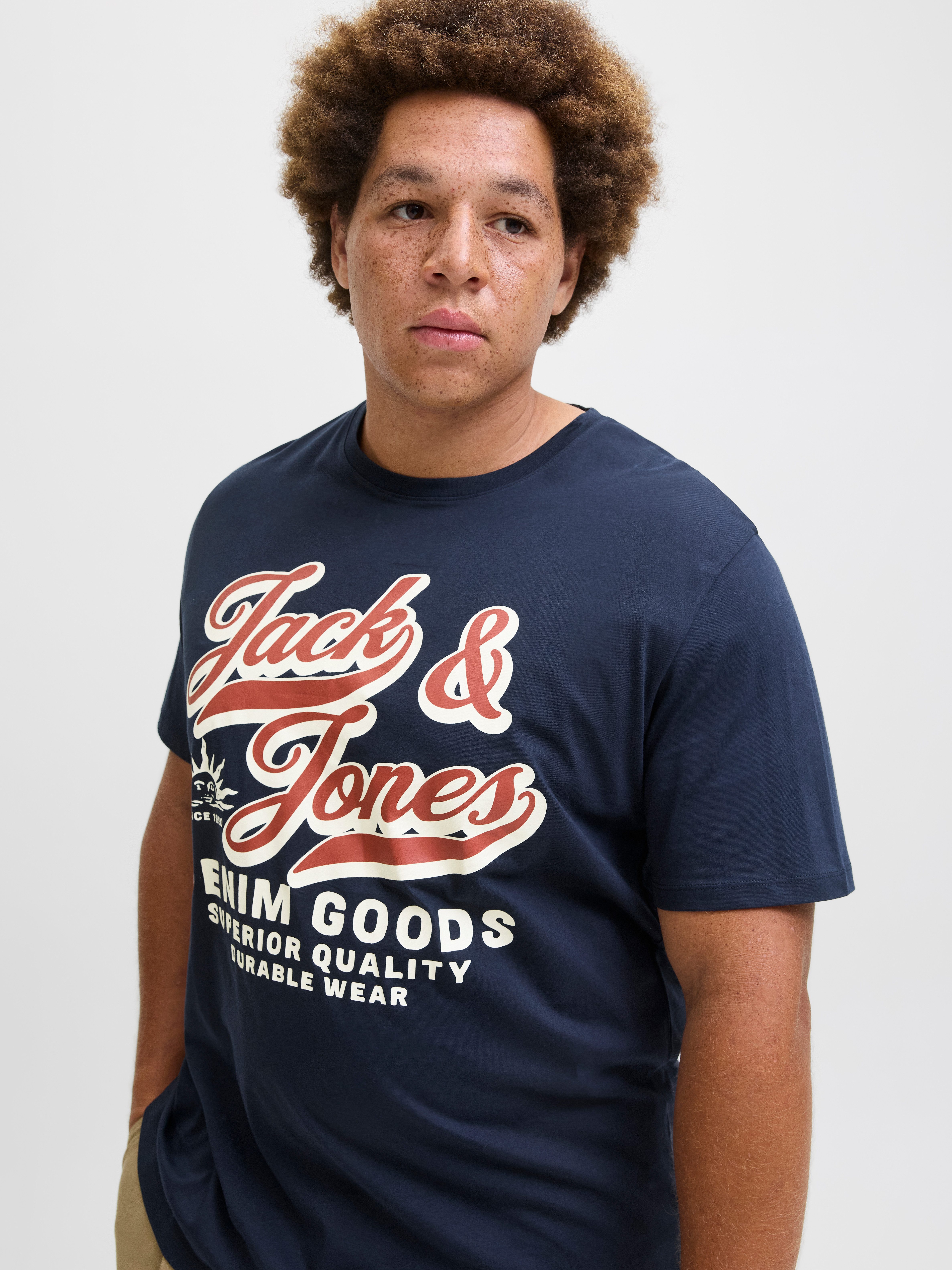 Jack & Jones PlusSize T-Shirt JJELOGO günstig online kaufen