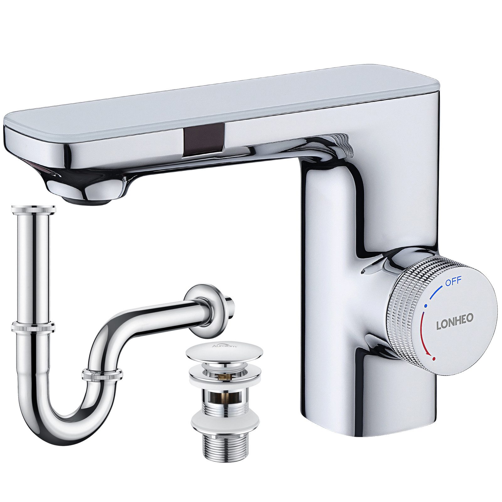 Auralum Max Waschtischarmatur Automatik Infrarot Sensor günstig online kaufen