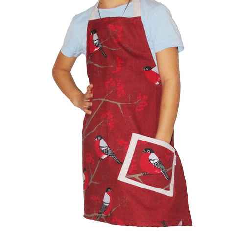 beties Kochschürze trendige Designs, Kinderkochschürze ca. 47x50 cm 100% Baumwolle für kleine Helfer