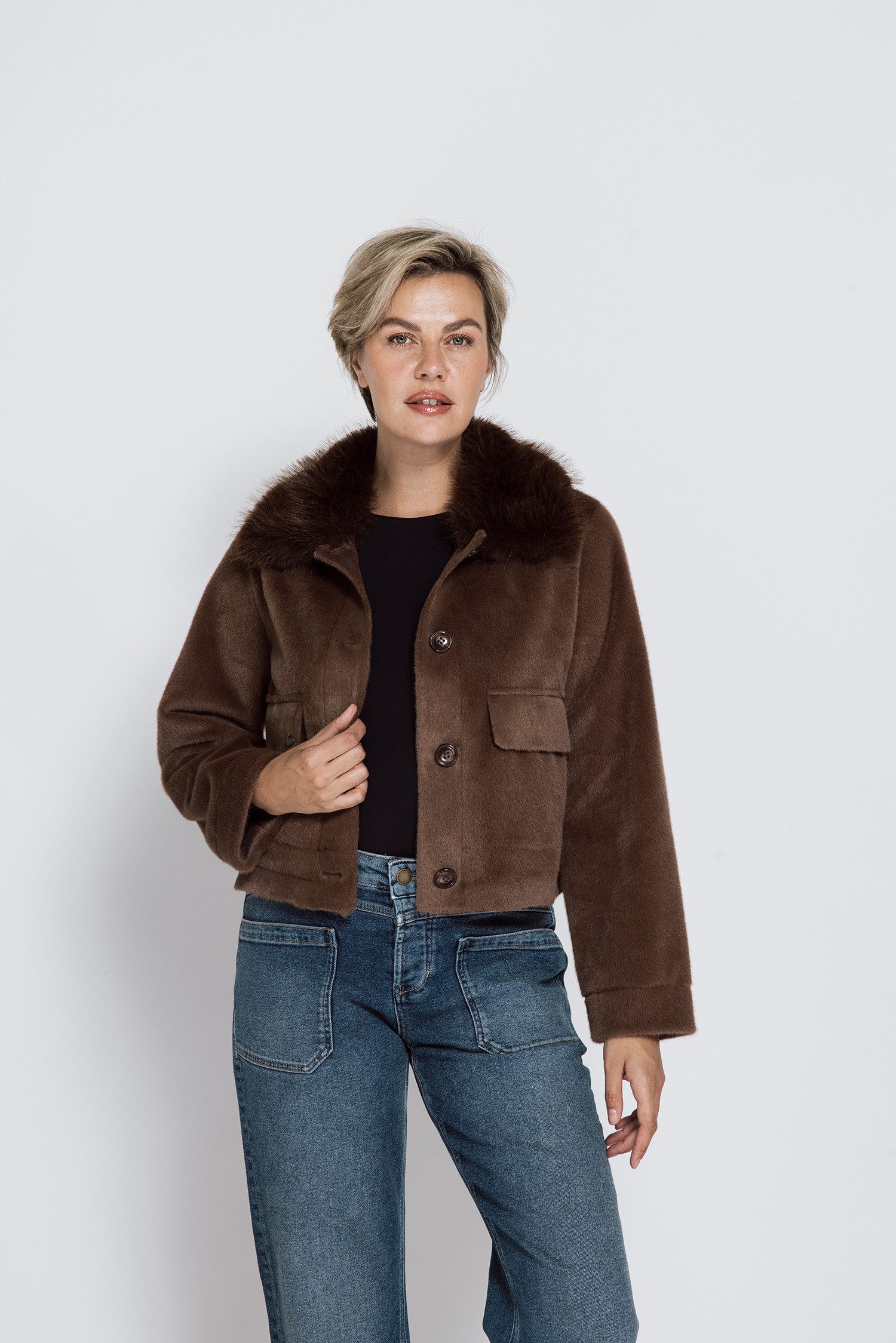 Zhrill Fellimitatjacke ZHJUJI