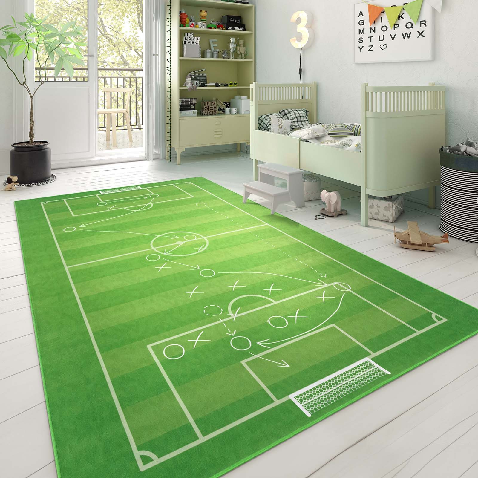 TaraCarpet Kinderteppich Fresh Kids Fußball, rechteckig, Höhe: 5 mm, Fresh günstig online kaufen