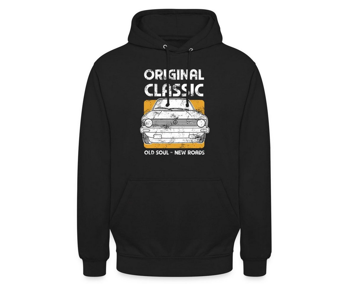 Spreadshirt Hoodie Volkswagen VW GTI Original Classic Unisex Hoodie (1-tlg) Unisex-Schnitt: Sitzt bei Männern körpernah, bei Frauen weit