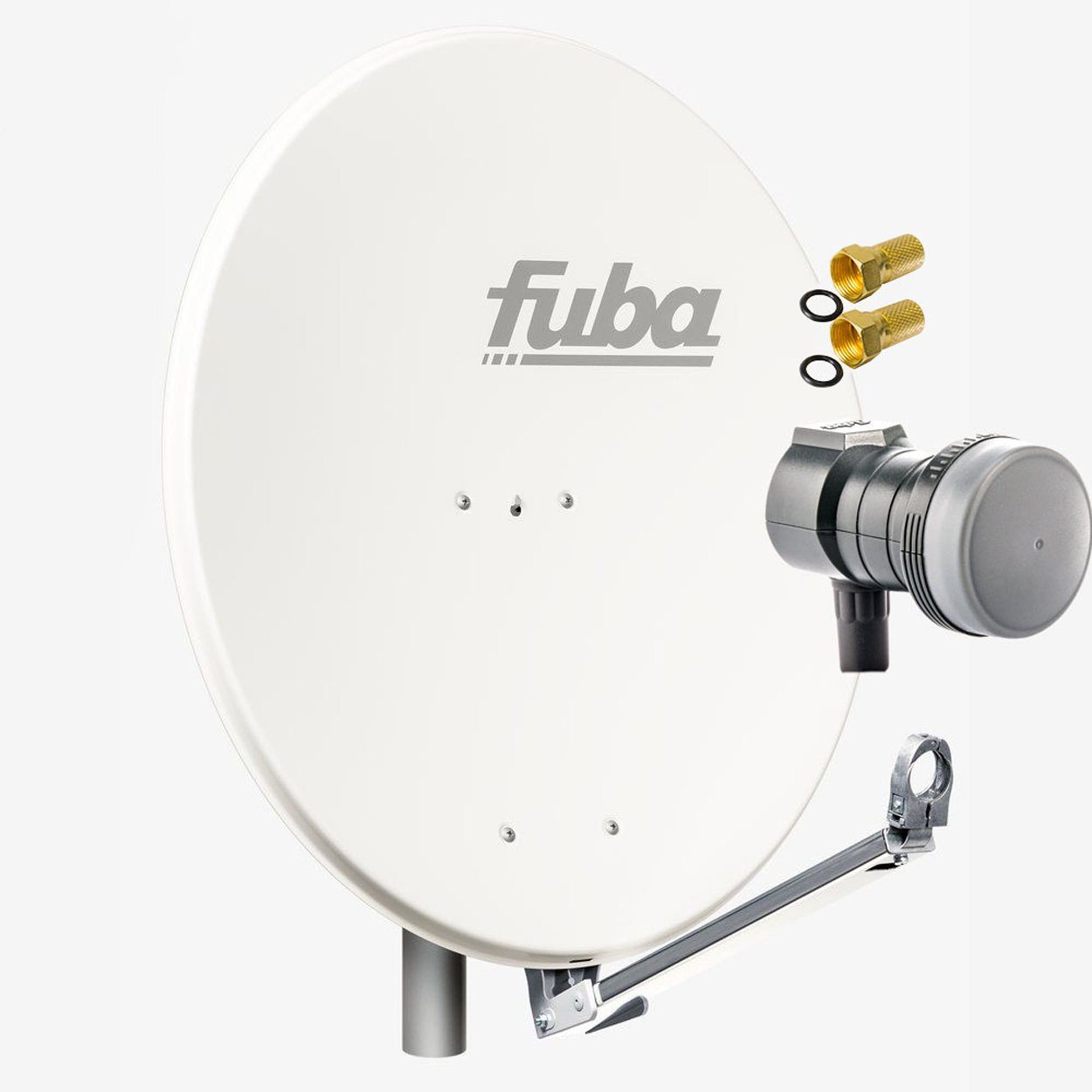 fuba Fuba DAL 801 W Sat Satelliten Anlage Single Lnb DEK 117 1 Teilnehmer SAT-Antenne