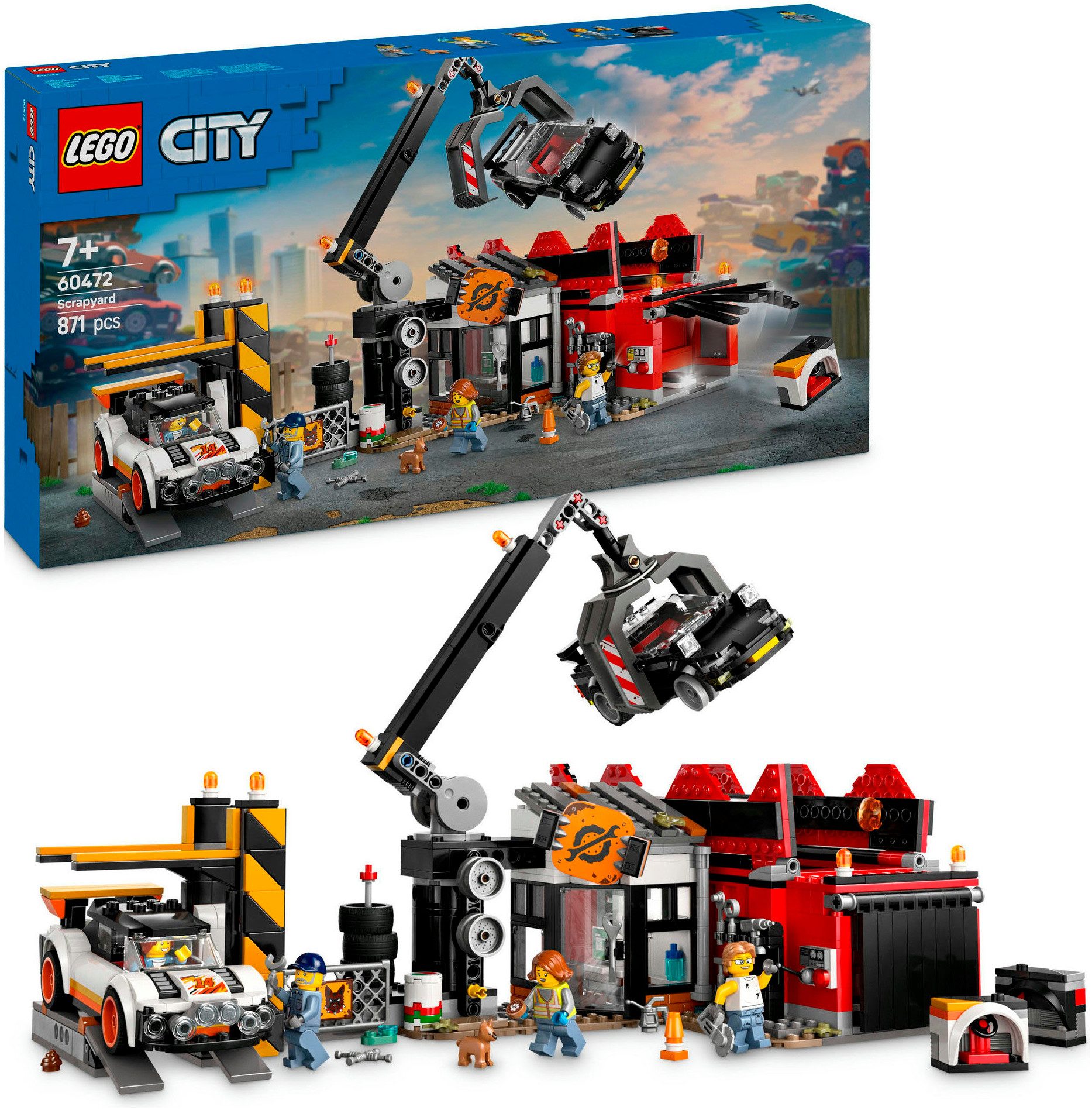 LEGO® Schrottplatz mit Autos (60472), LEGO City Konstruktionsspielsteine, ( günstig online kaufen