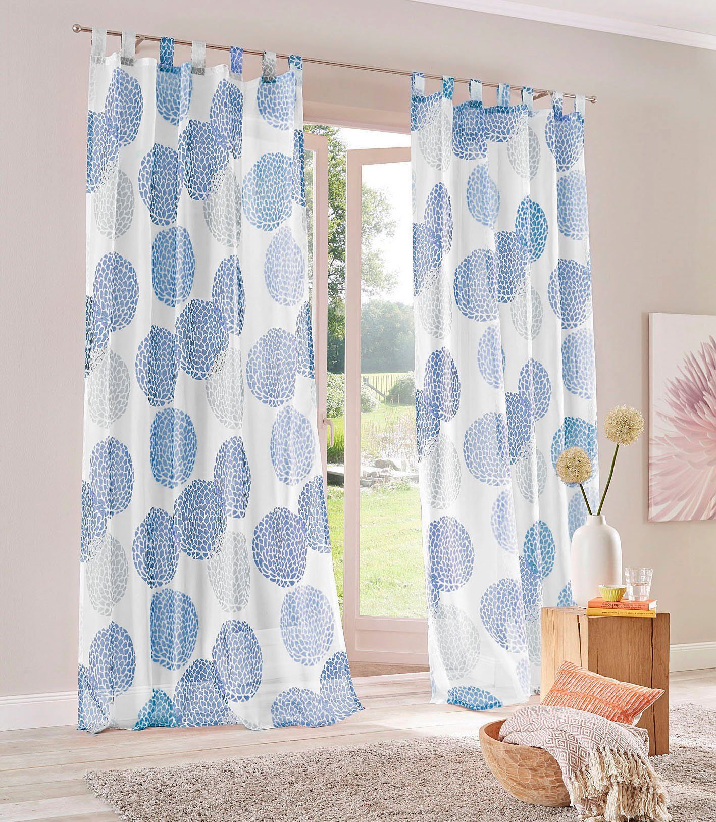 my home Gardine Belem, Schlaufen (1 günstig online kaufen