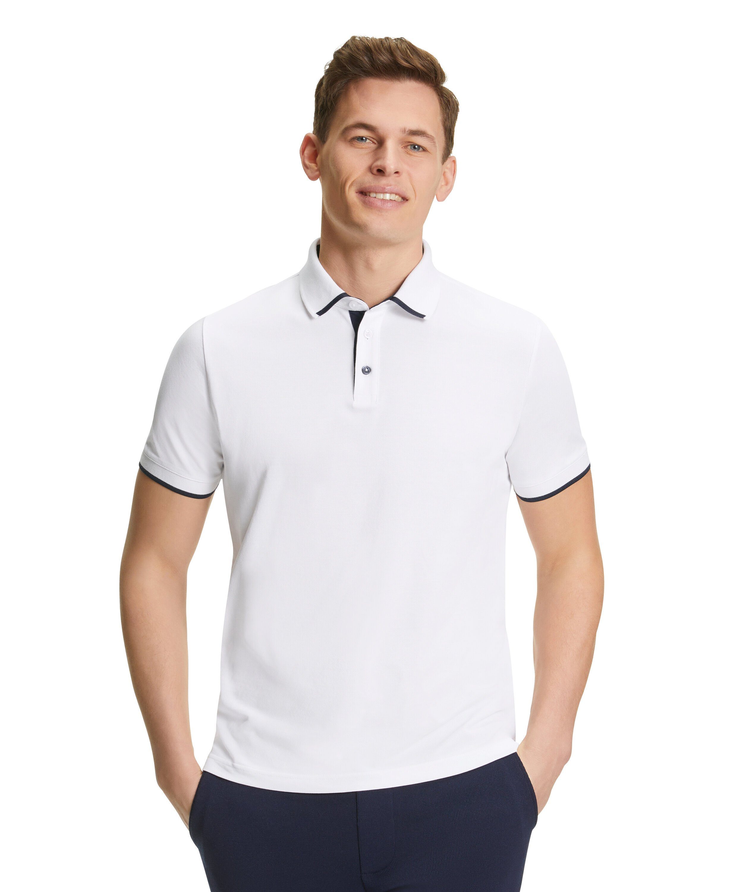 FALKE Poloshirt mit Baumwolle white (2000)