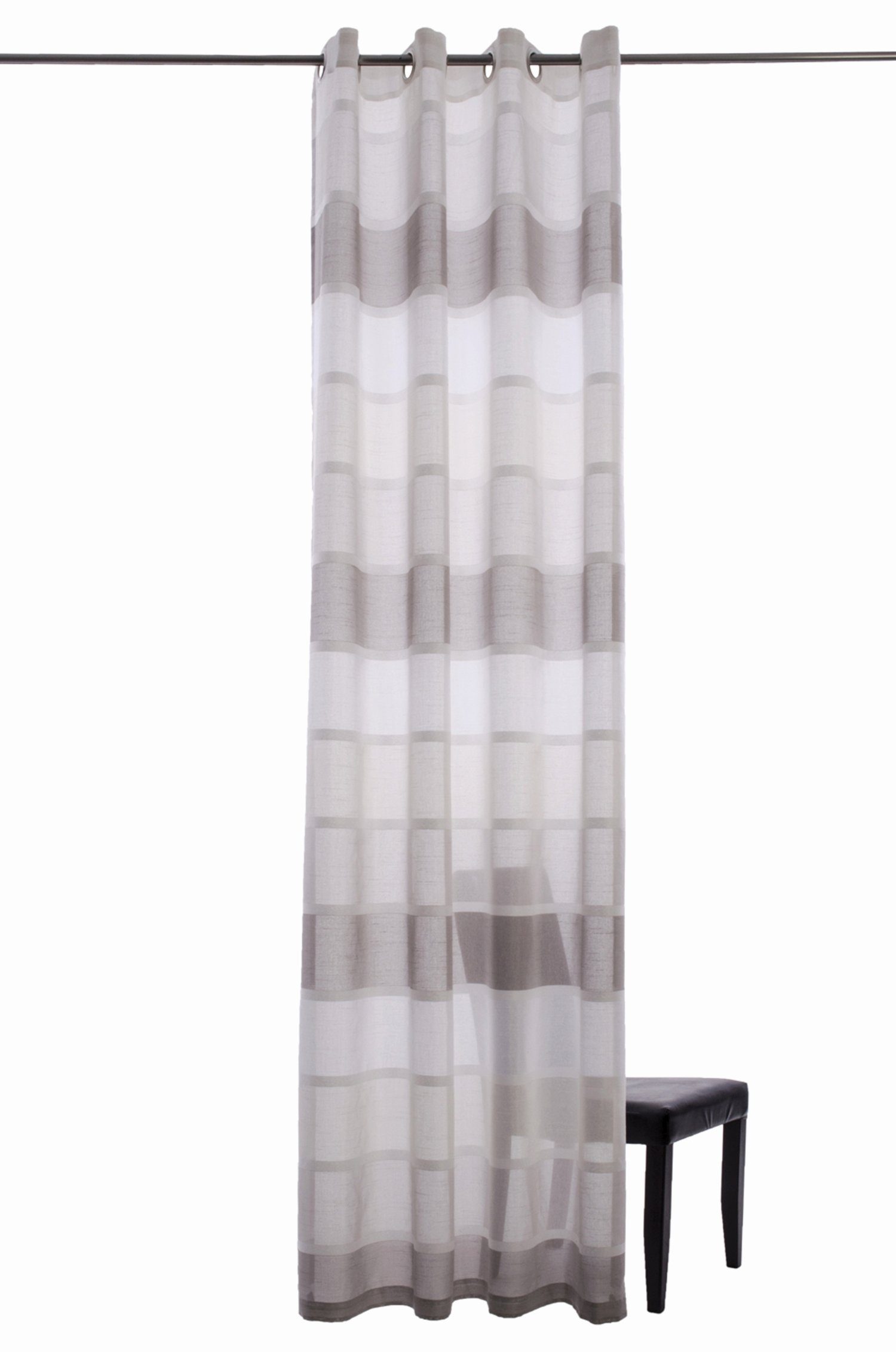 Vorhang, HOMING, Lichtschutz, Ösenschal Ontario 140x245cm Farbe: creme